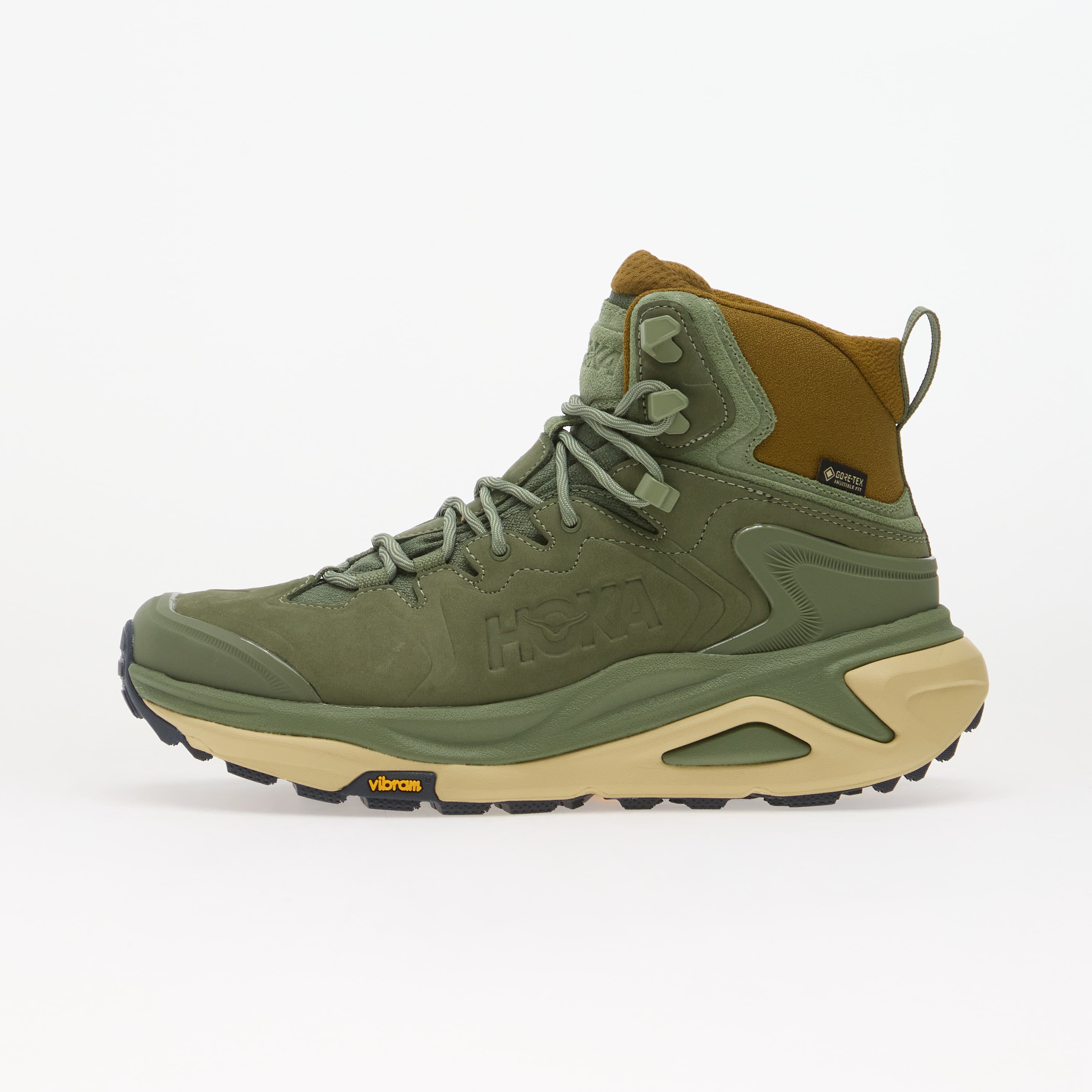 HOKA® Сникърси M Kaha 3 GTX Nettle Leaf/ Barley Flour