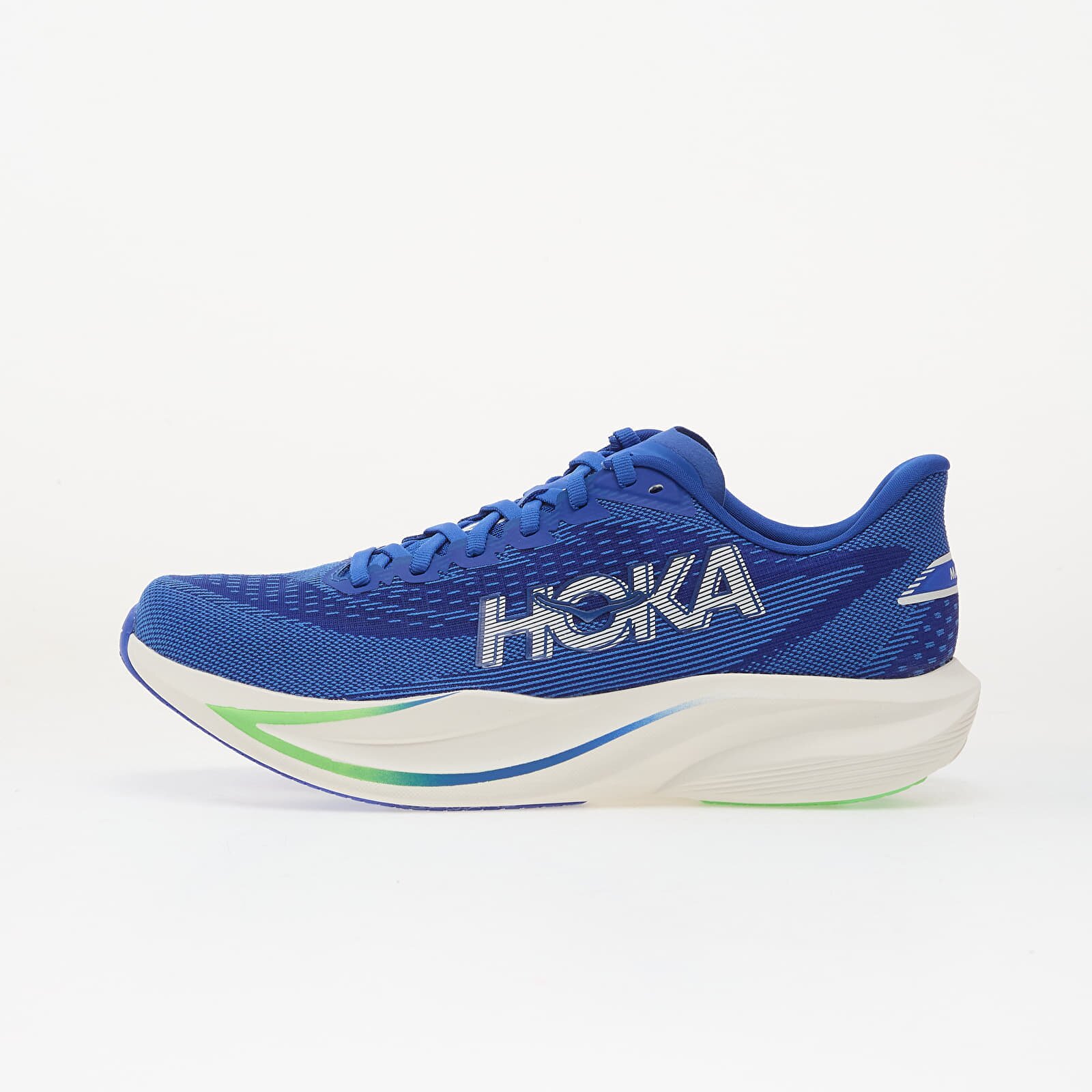 HOKA® Сникърси M Mach 7 Cobalt Blue/ Neon Green