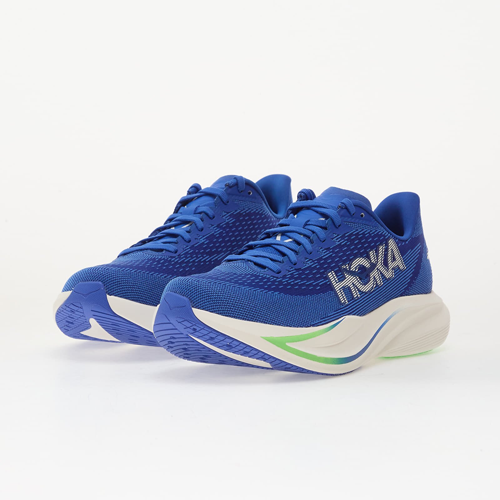HOKA® Сникърси M Mach 7 Cobalt Blue/ Neon Green