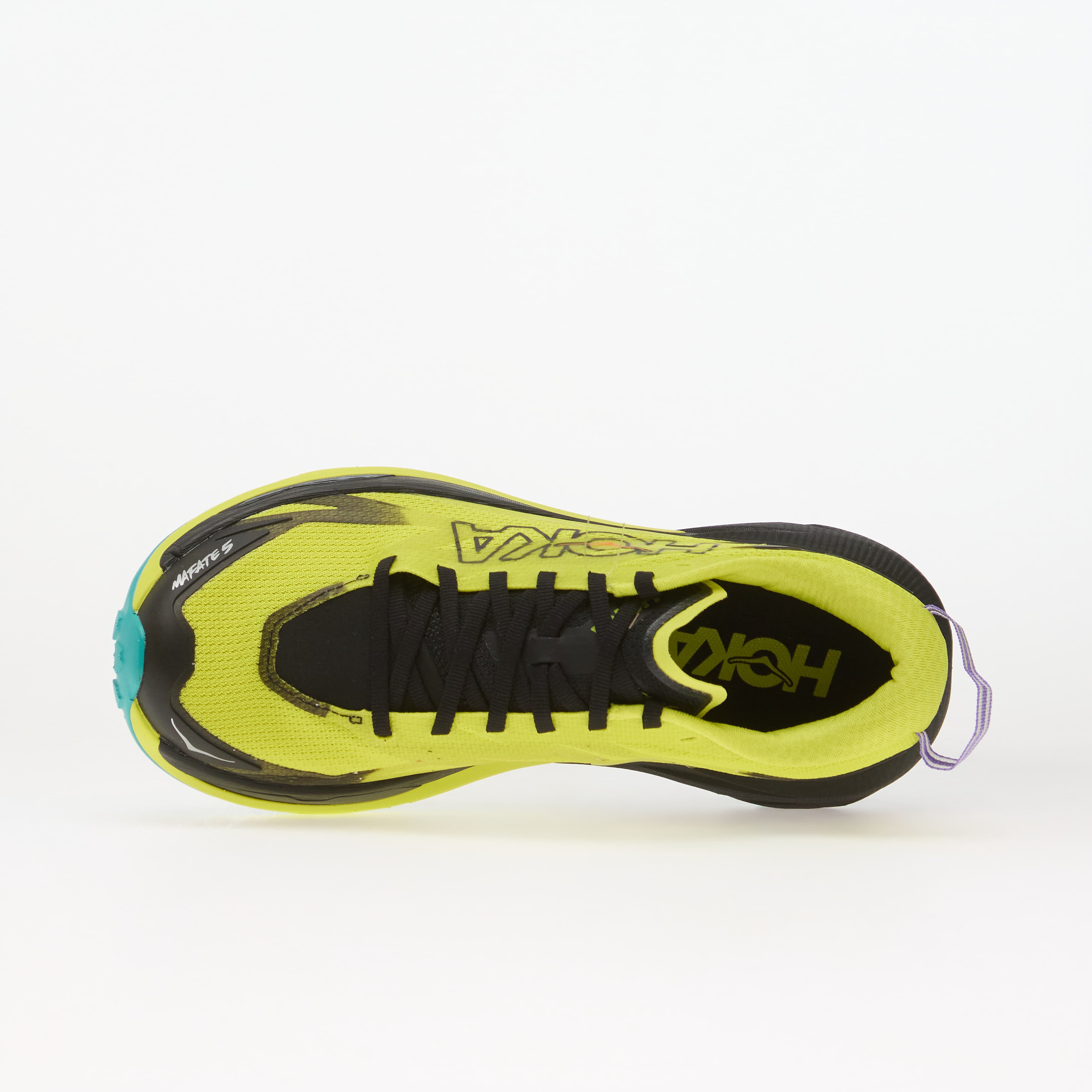 HOKA® Сникърси M Mafate 5 Black/ Citrus