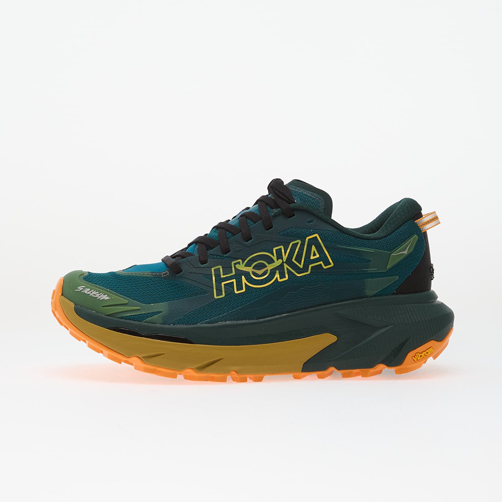HOKA® Сникърси M Mafate 5 Tidal Wave/ Mustard Seed