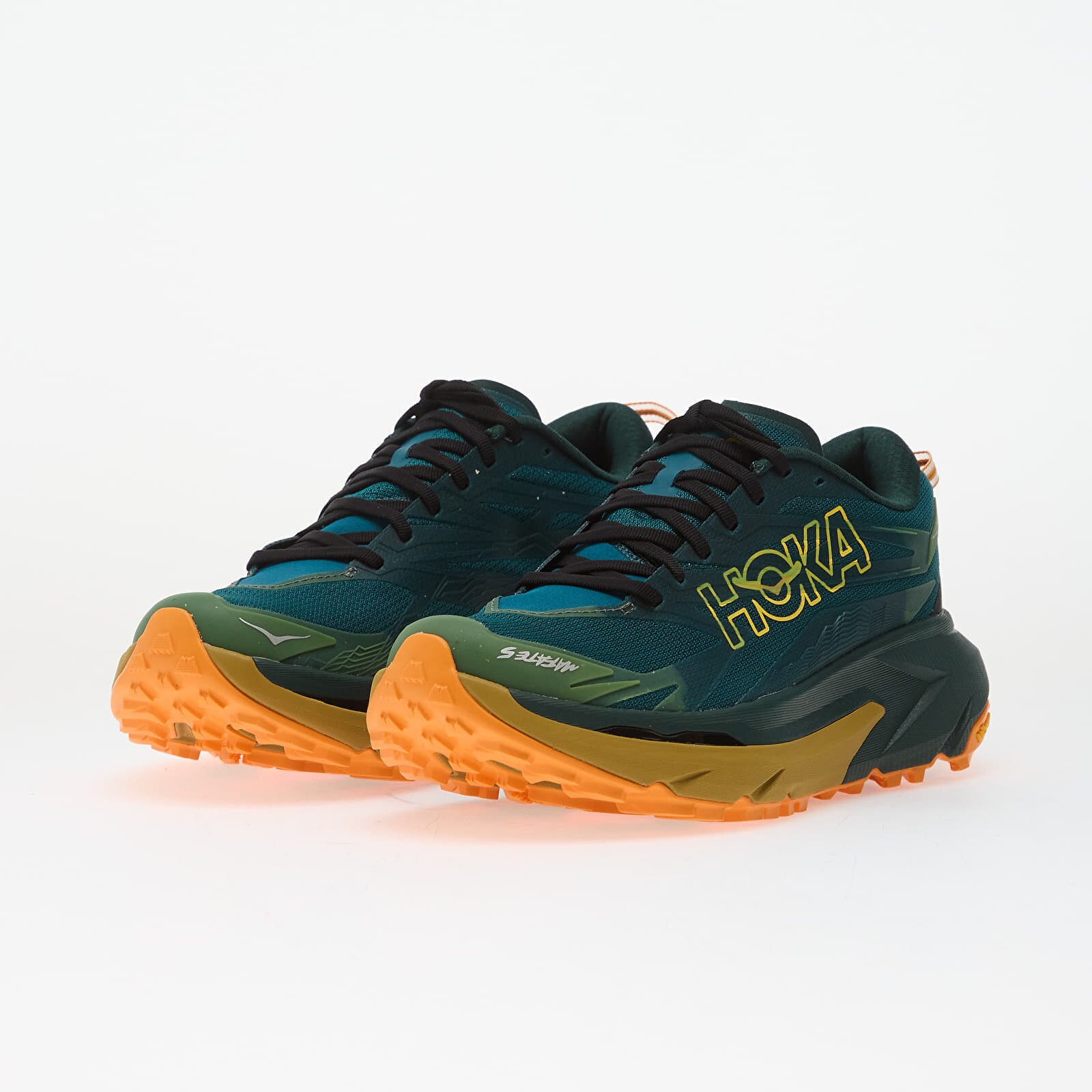 HOKA® Сникърси M Mafate 5 Tidal Wave/ Mustard Seed