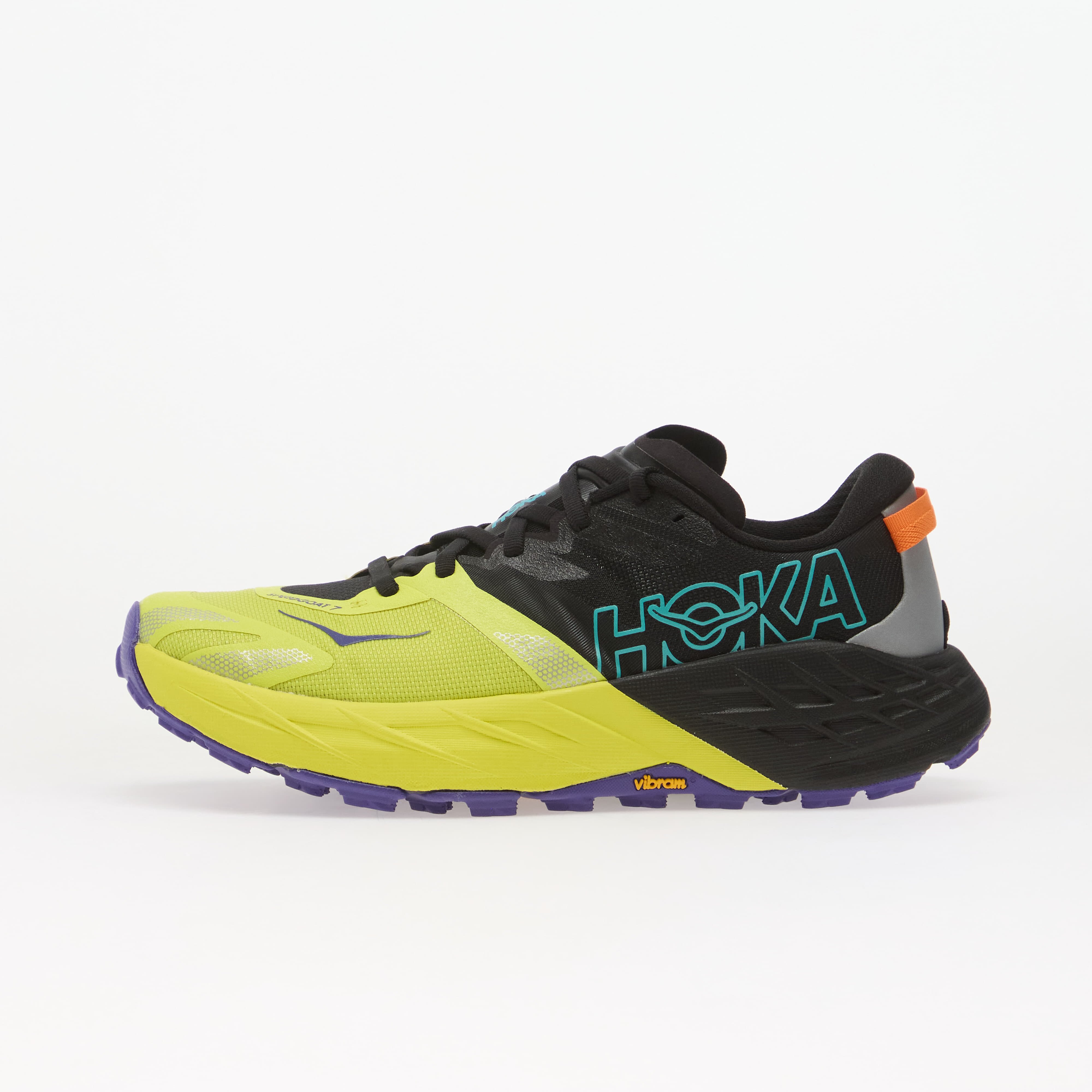 HOKA® Сникърси M Speedgoat 7 Black/ Citrus
