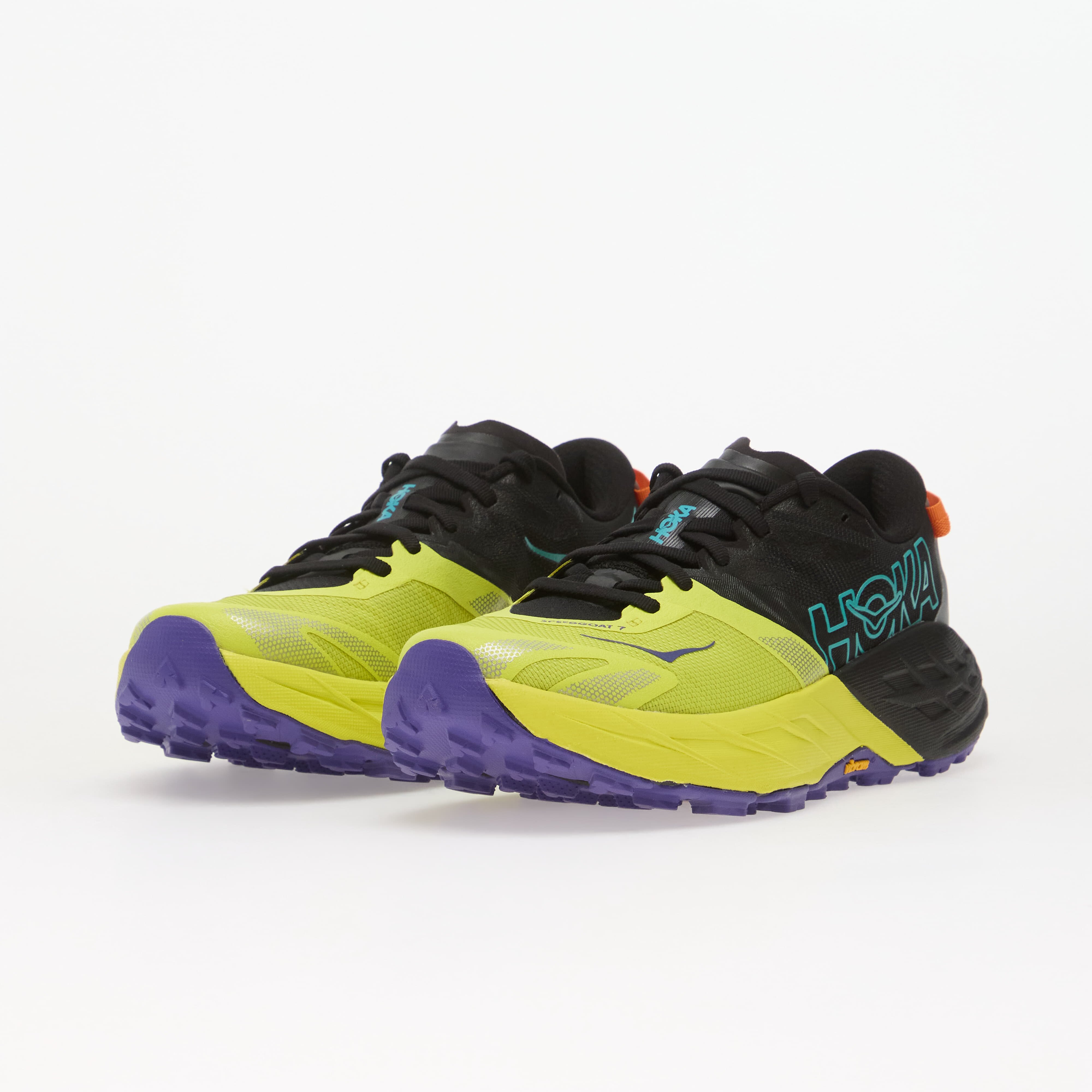 HOKA® Сникърси M Speedgoat 7 Black/ Citrus