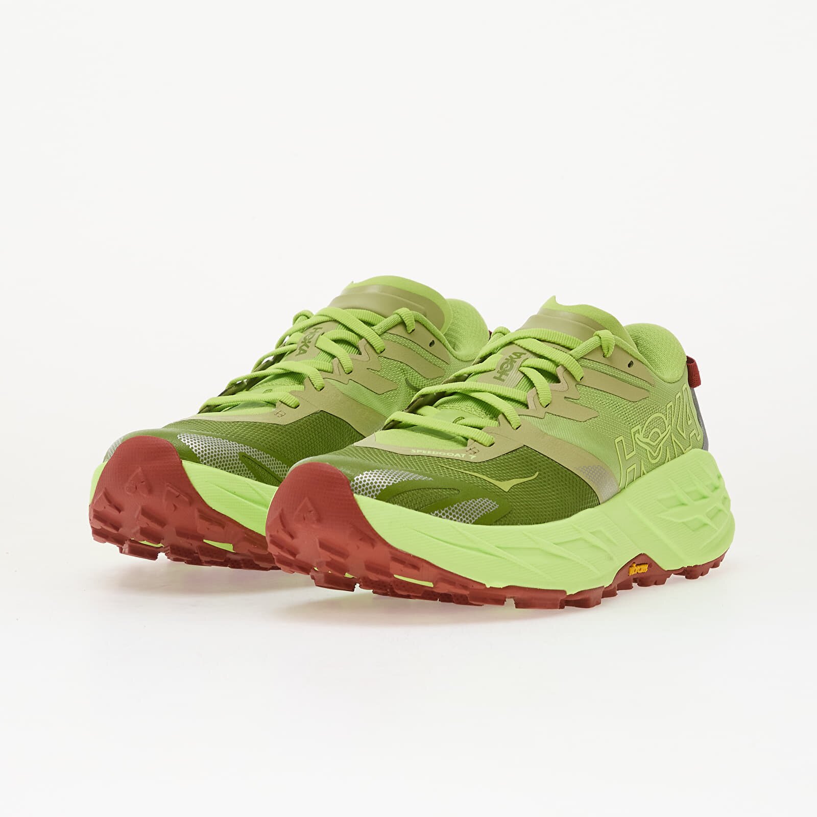HOKA® Сникърси M Speedgoat 7 Kiwi/ Neon Yuzu