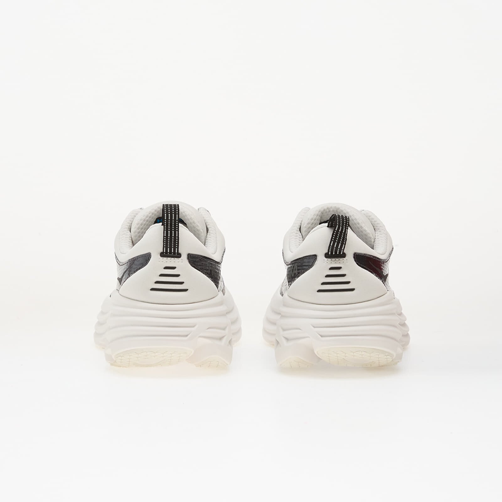 HOKA® Сникърси U Bondi 8 Ts Caged - Mtl Frost/ Metallic Black