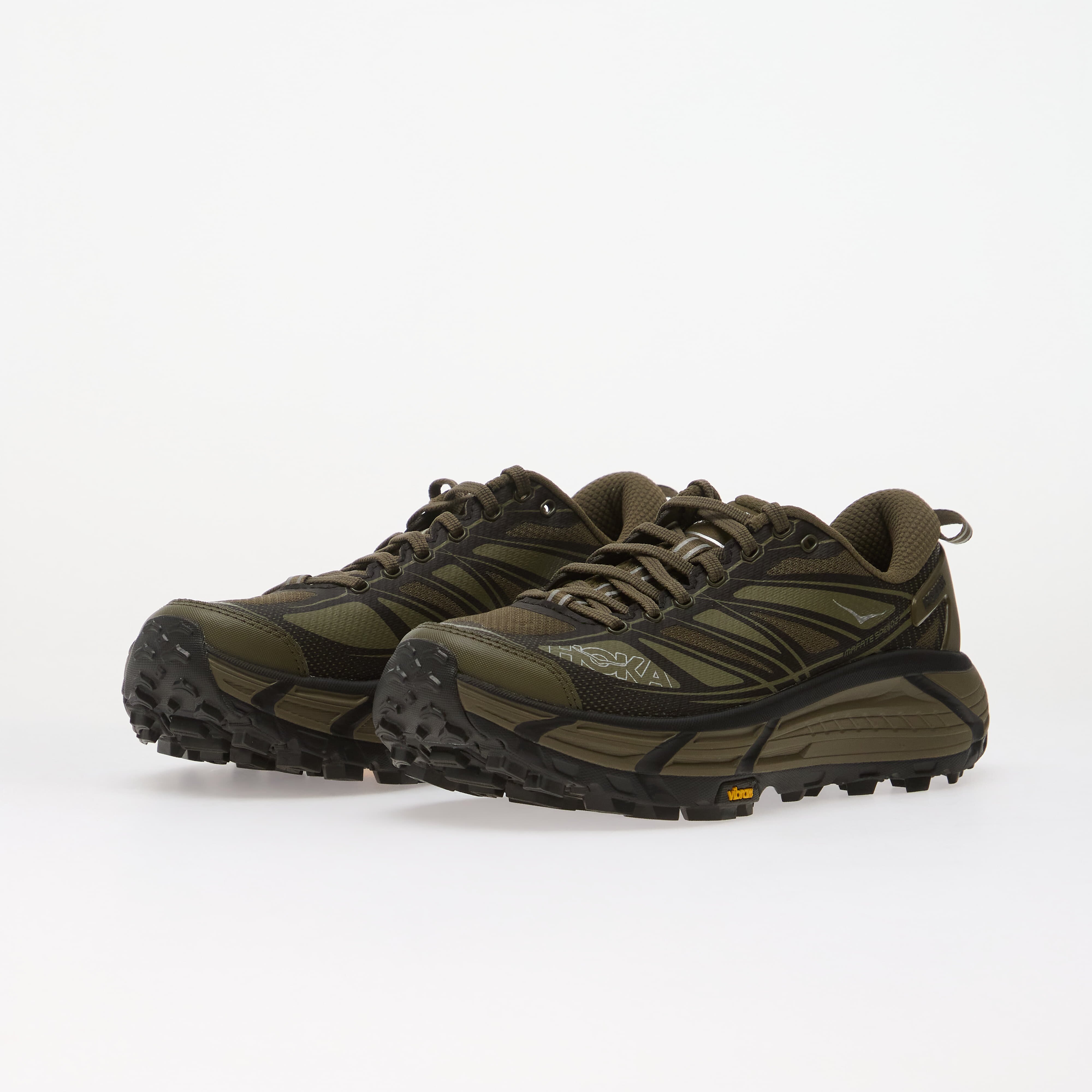 HOKA® Сникърси U Mafate Speed 2 Antique Olive/ Carbon Black