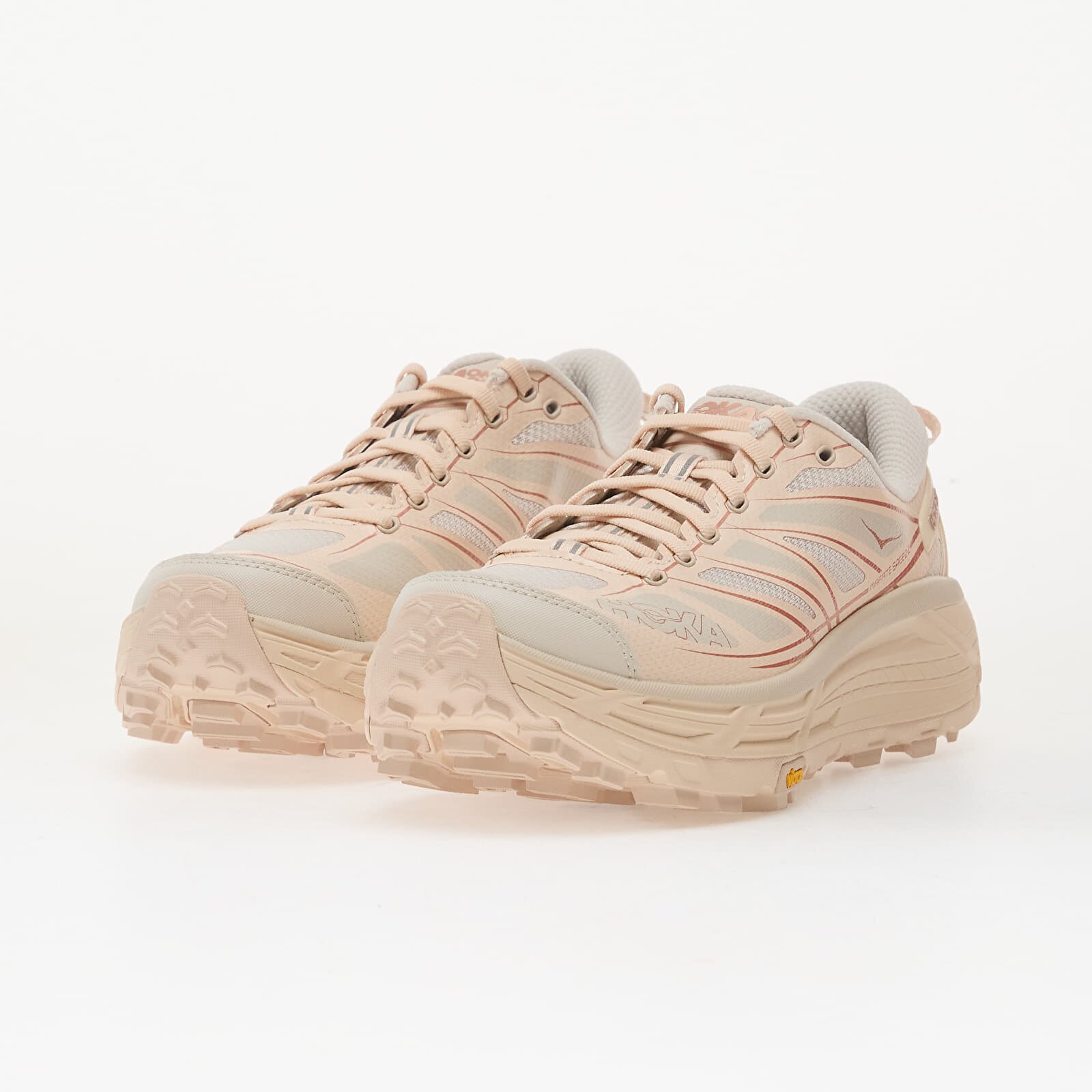HOKA® Сникърси U Mafate Speed 2 Beech Wood/ Stucco