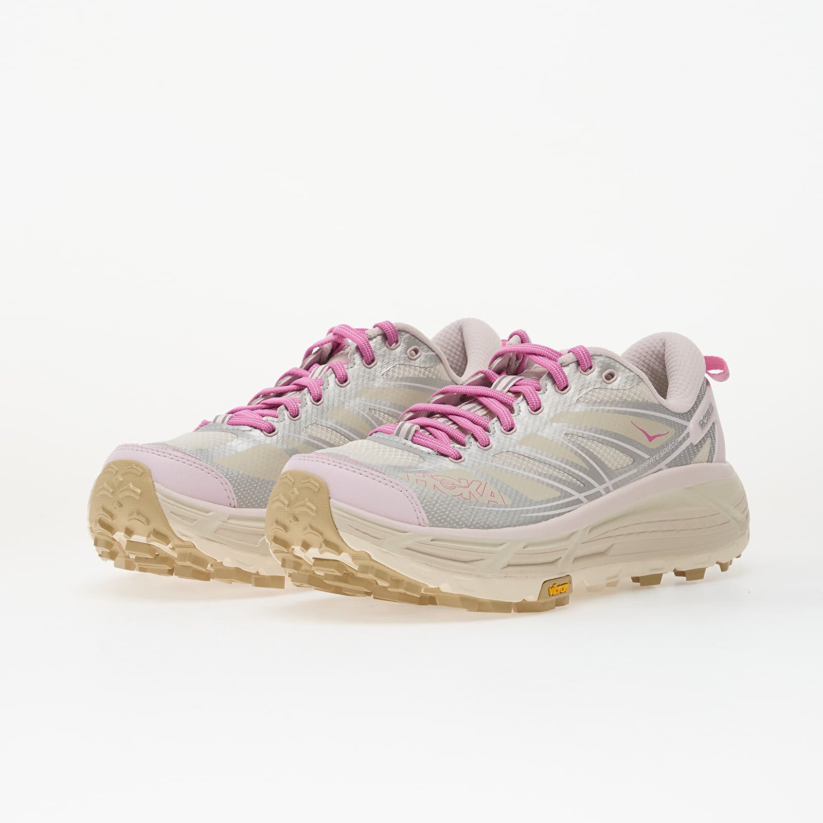 HOKA® Сникърси U Mafate Speed 2 Silver/ Lilac Cream