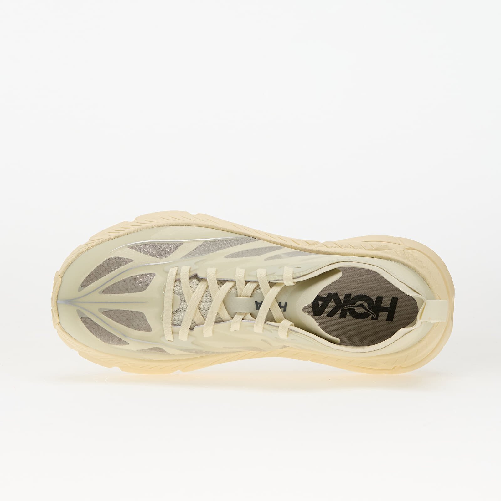 HOKA® Сникърси U Mafate Speed 4 Lite Truffle Salt/ Vintage Yellow