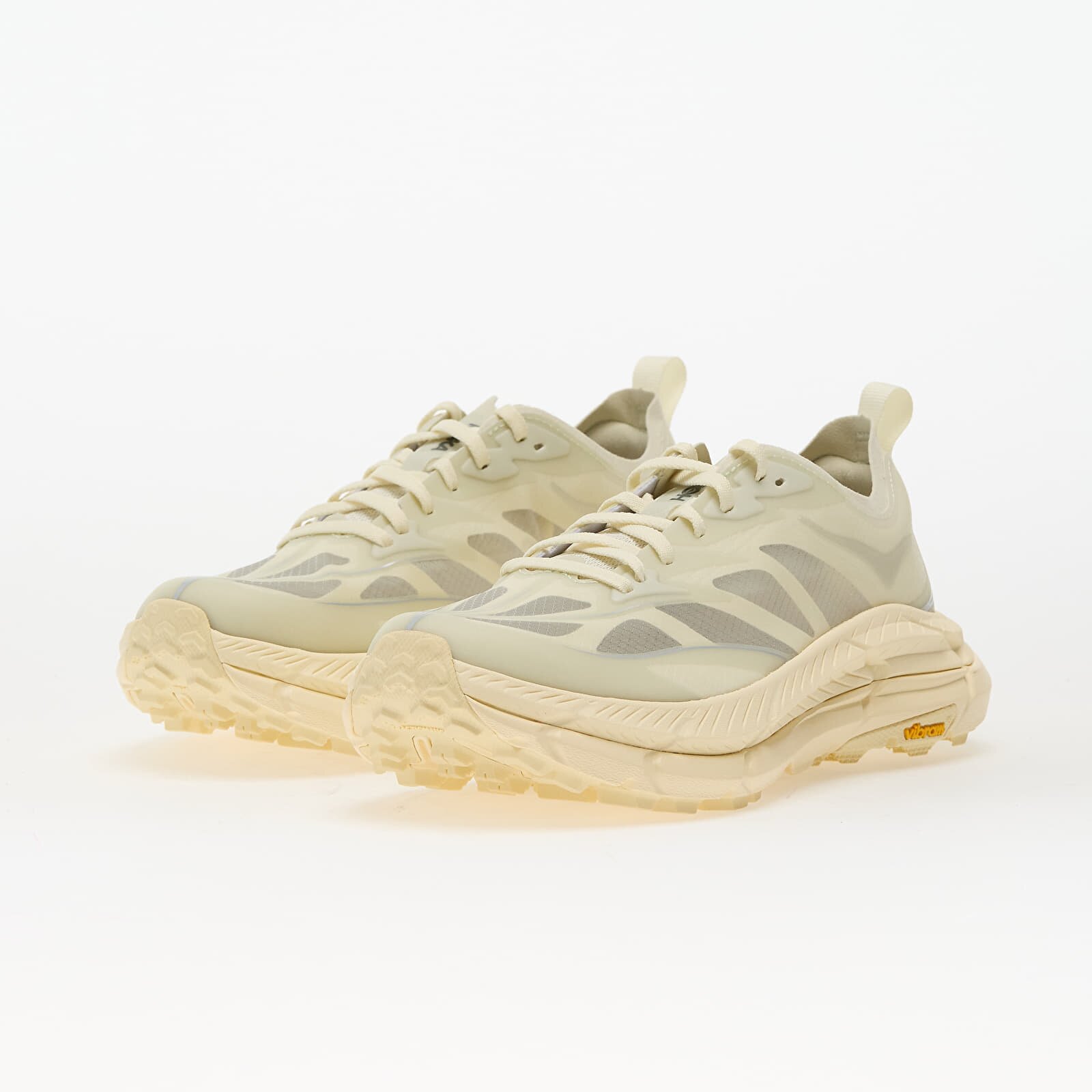 HOKA® Сникърси U Mafate Speed 4 Lite Truffle Salt/ Vintage Yellow
