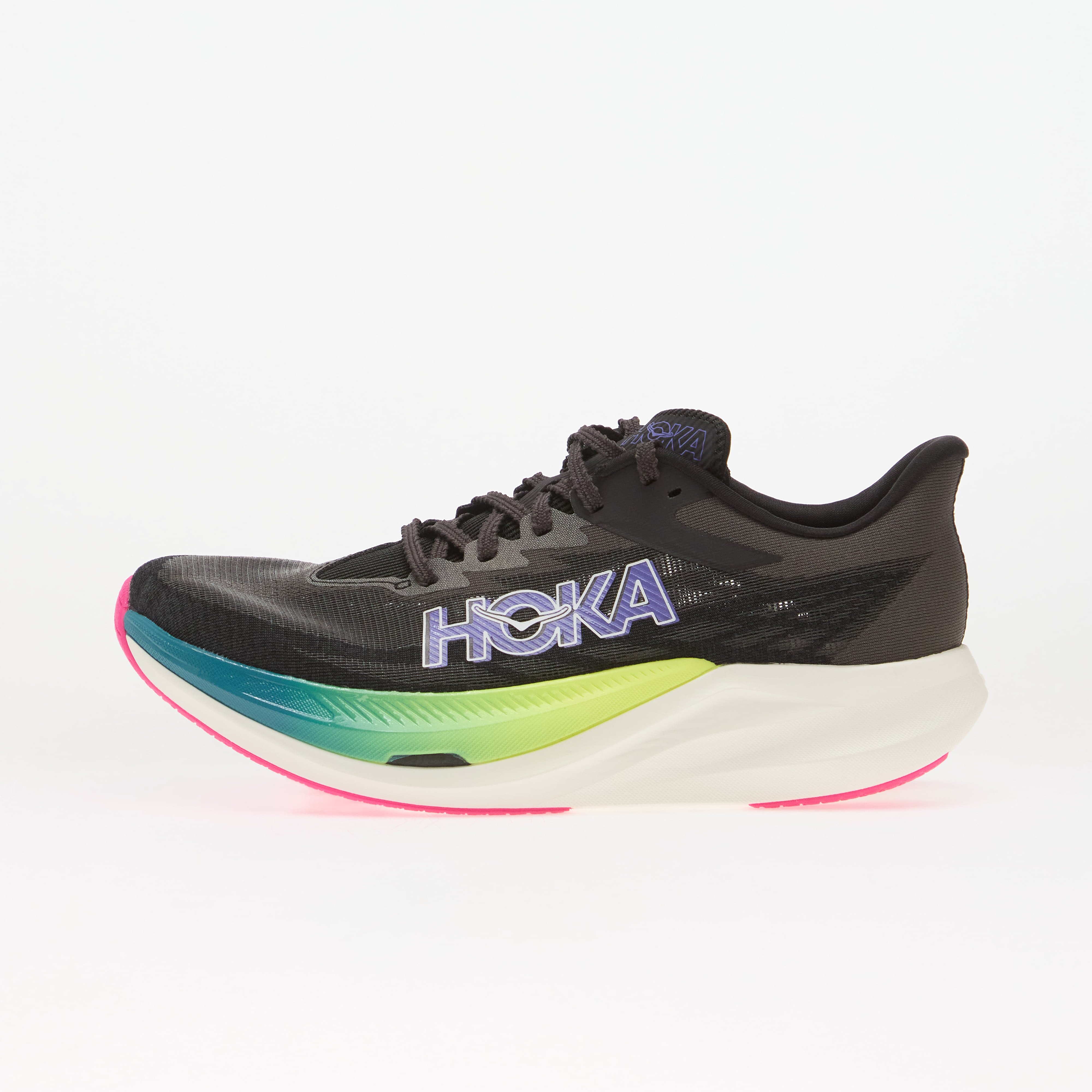 HOKA® Сникърси U Rocket X 3 Black/ Neon Nebula