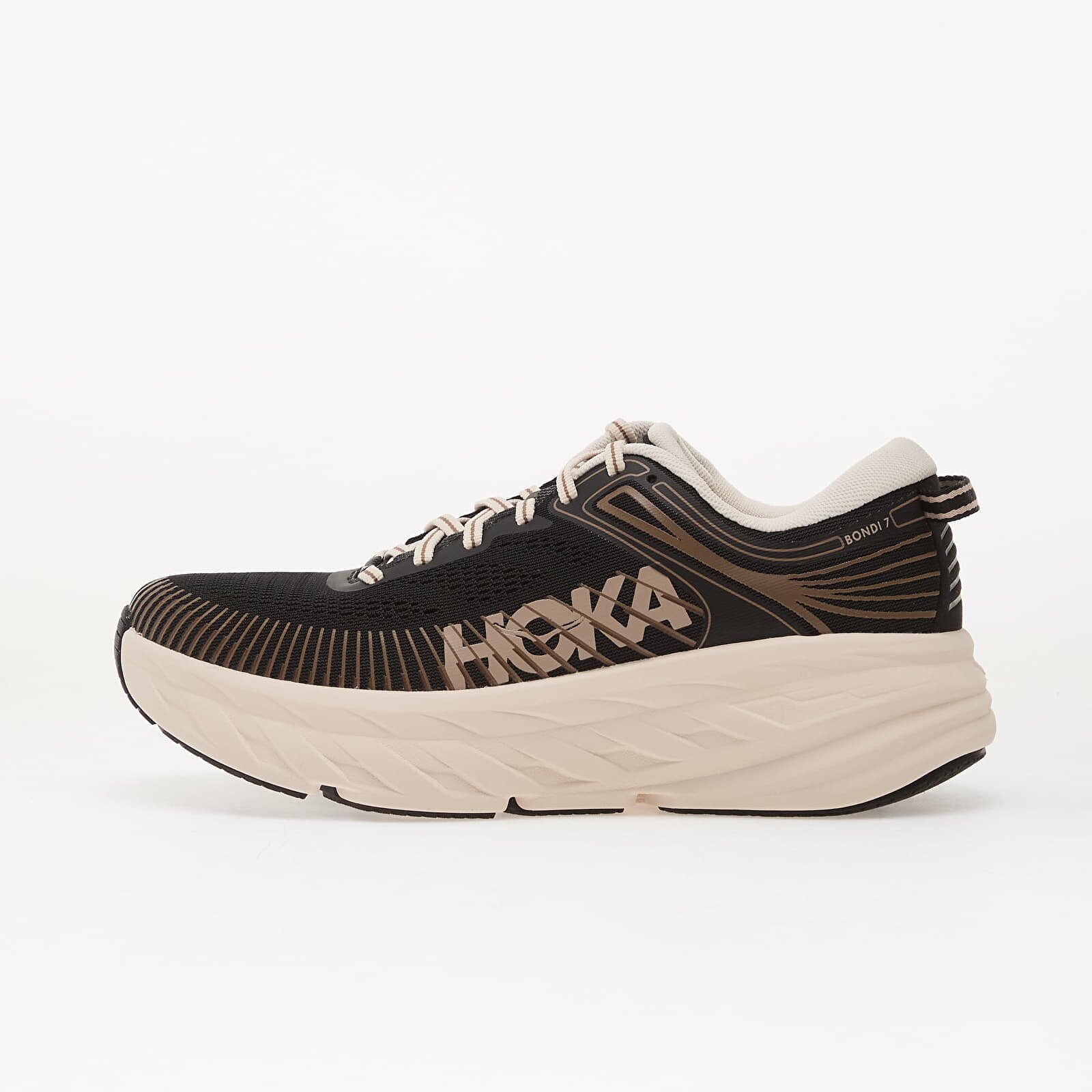 HOKA® Сникърси W Bondi 7 Black/ Rose Cream