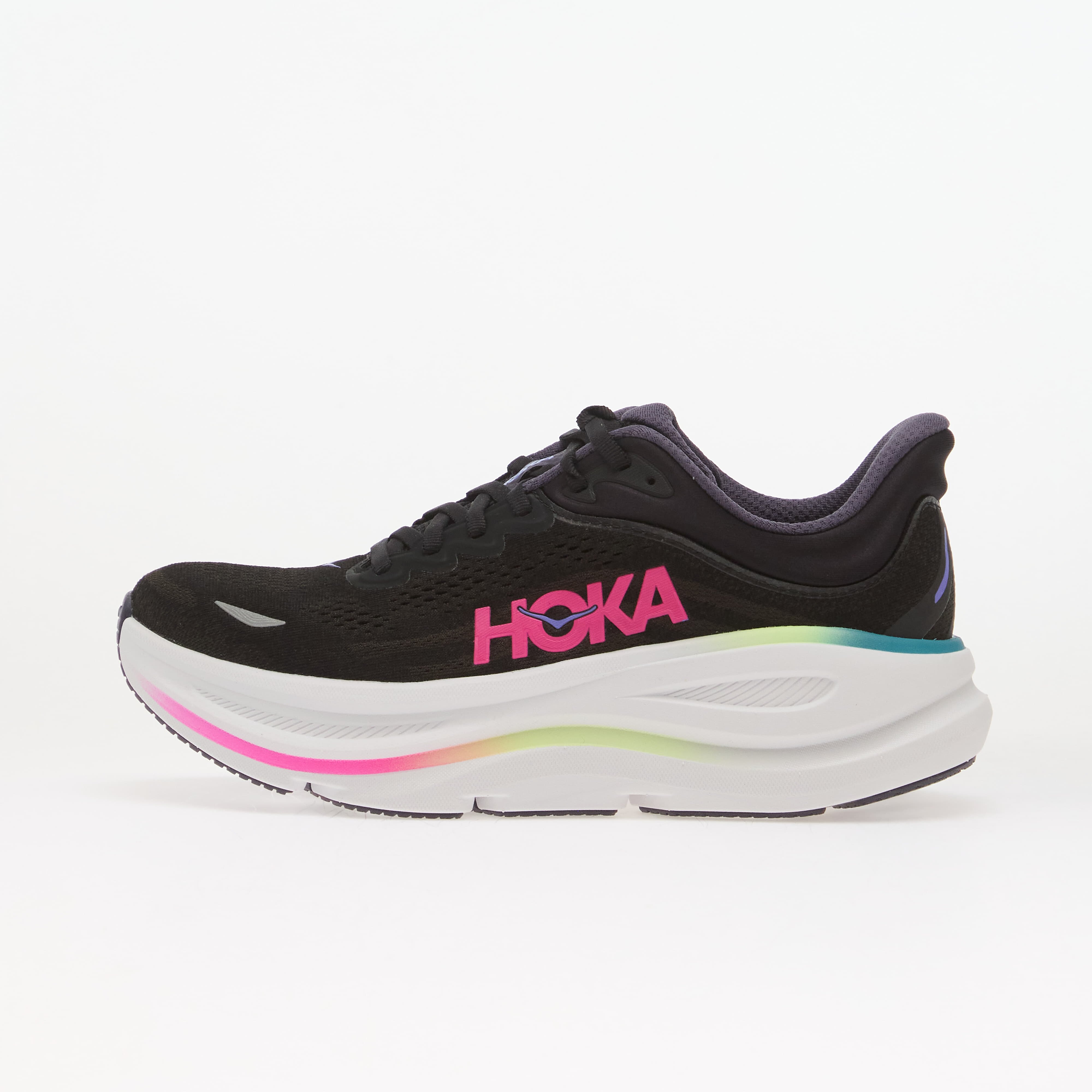 HOKA® Сникърси W Bondi 9 Black/ Neon Dragonfruit