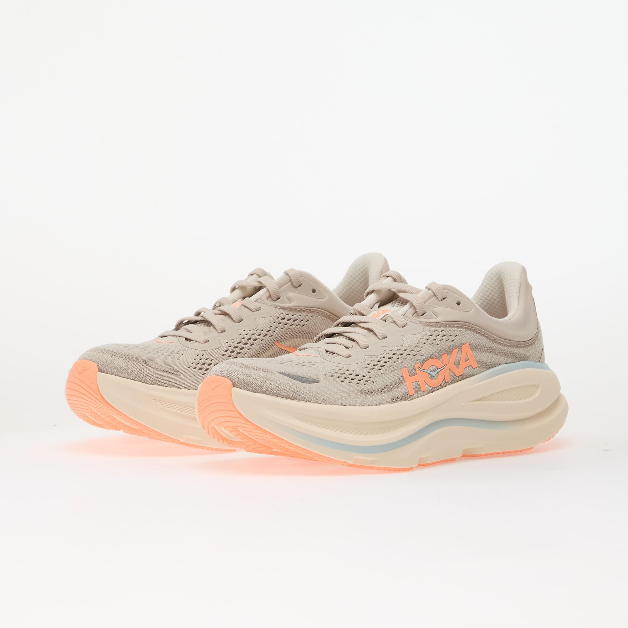 HOKA® Сникърси W Bondi 9 River Rock Grey/ Mineral Ore