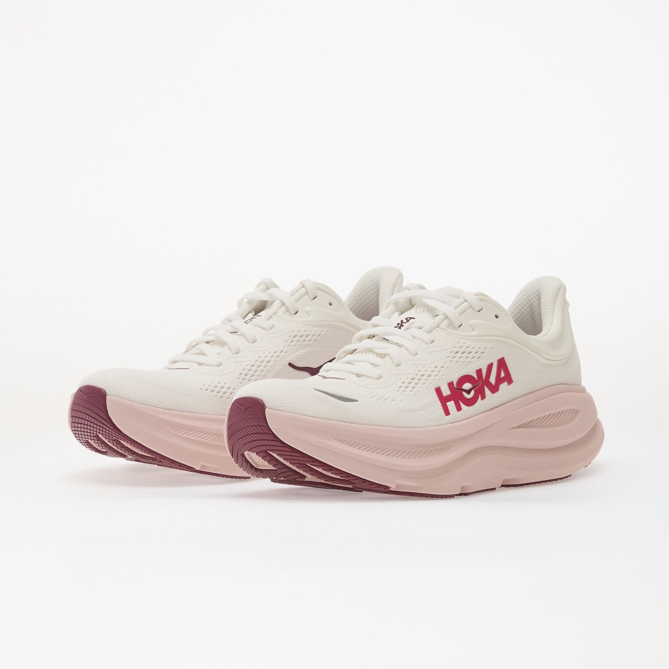 HOKA® Сникърси W Bondi 9 White/ Pink Opal