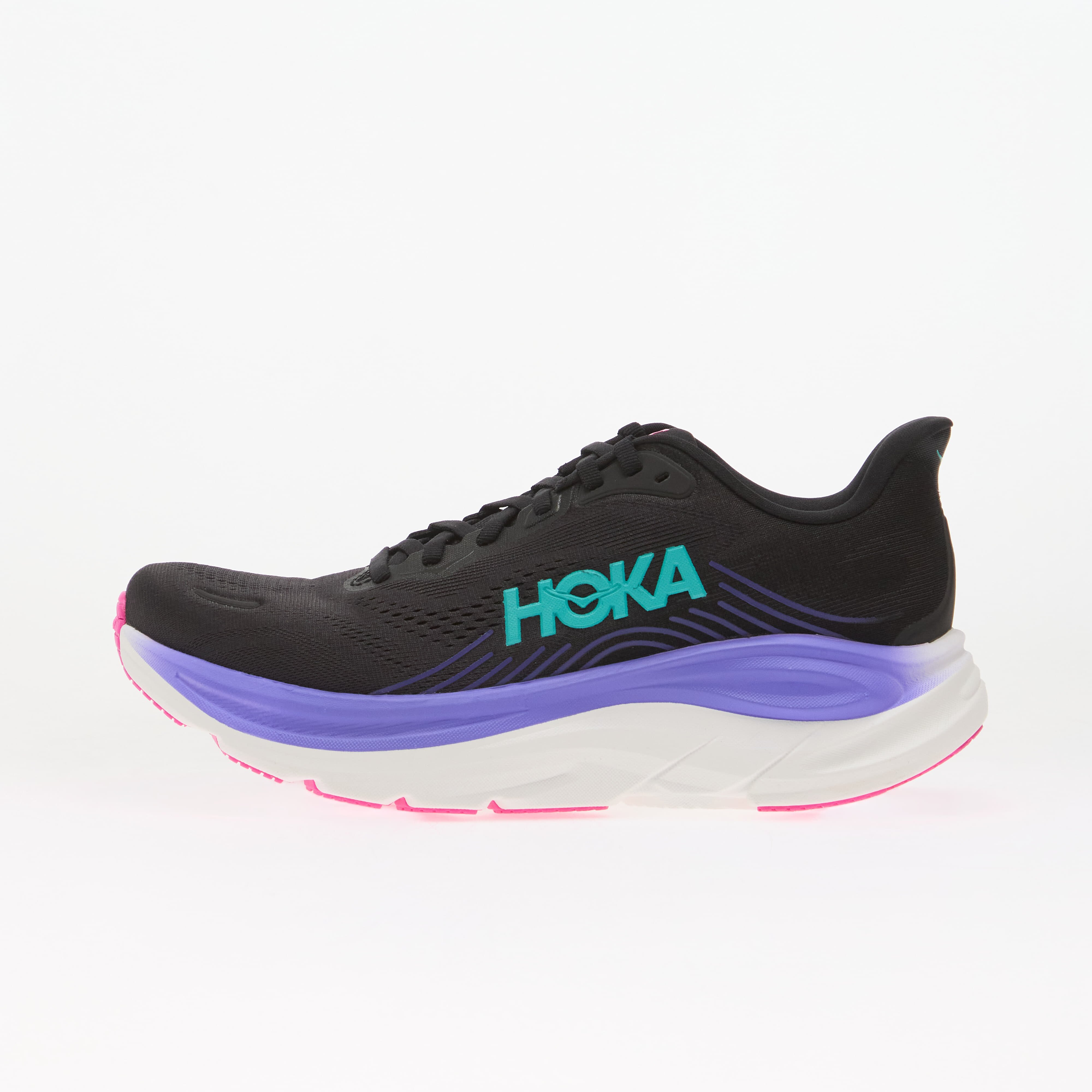 HOKA® Сникърси W Clifton 11 Black/ Neon Nebula
