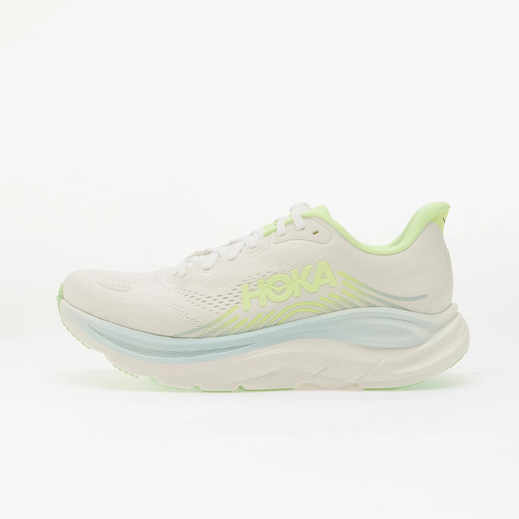 HOKA® Сникърси W Clifton 11 Frost/ Neon Yuzu