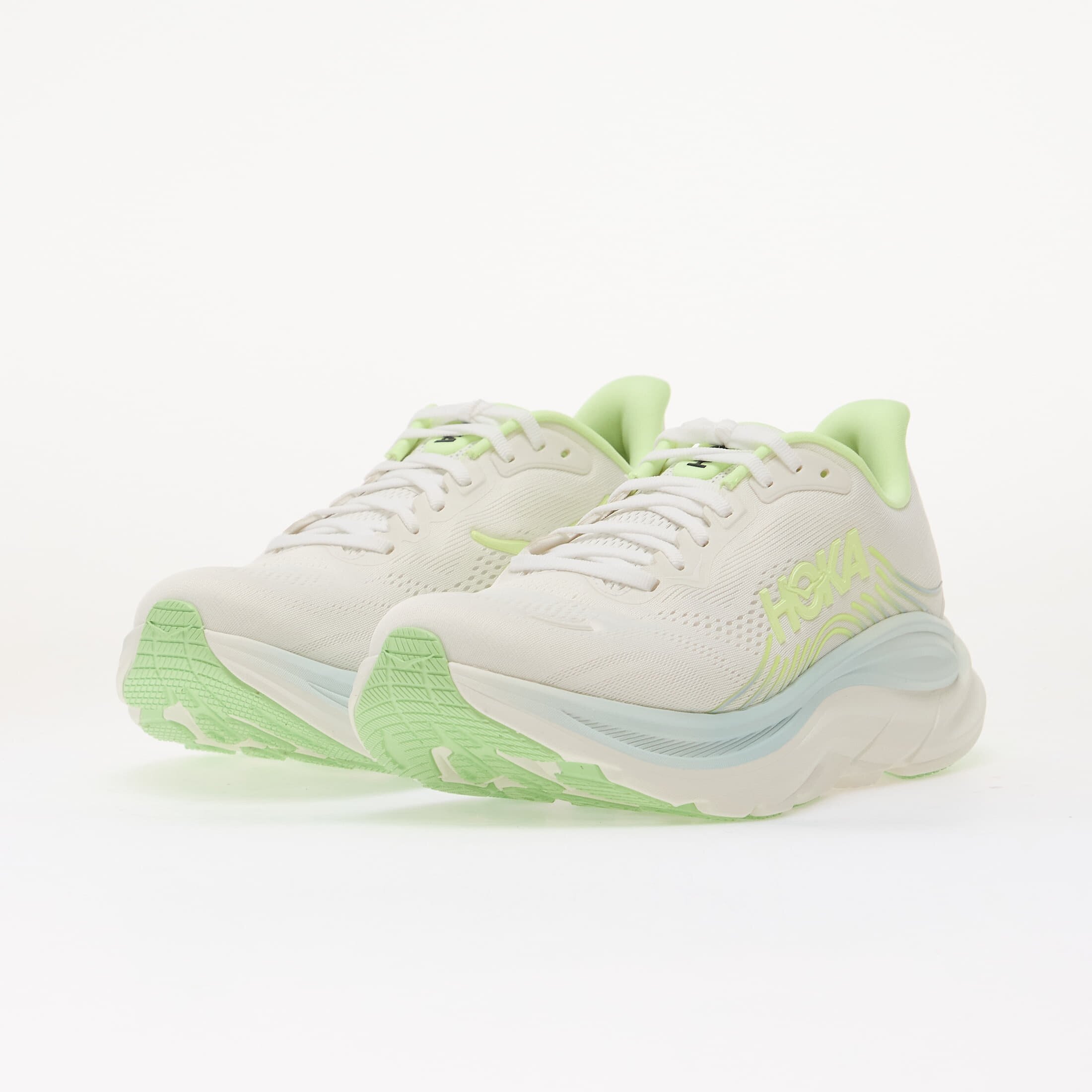 HOKA® Сникърси W Clifton 11 Frost/ Neon Yuzu