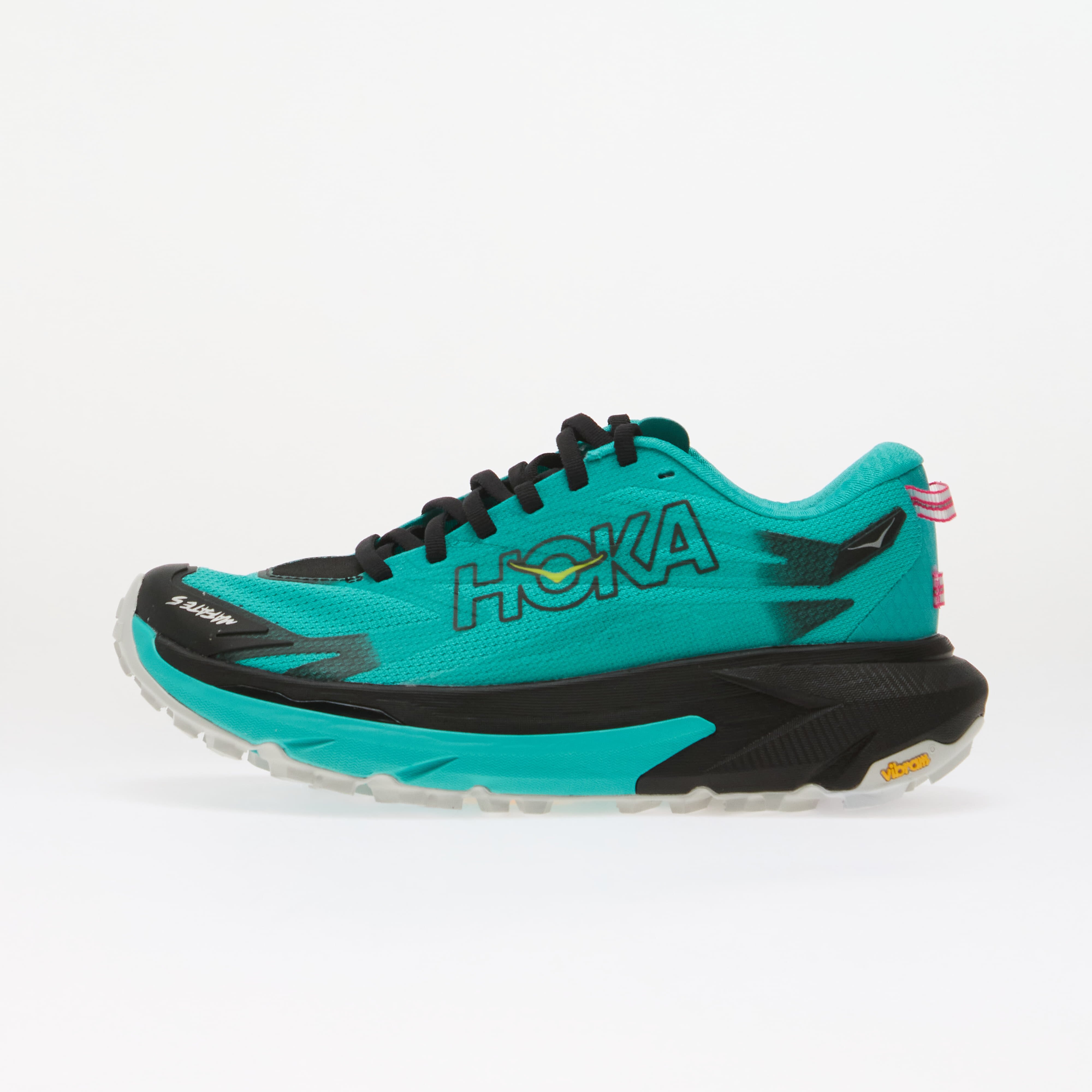 HOKA® Сникърси W Mafate 5 Black/ Electric Aqua