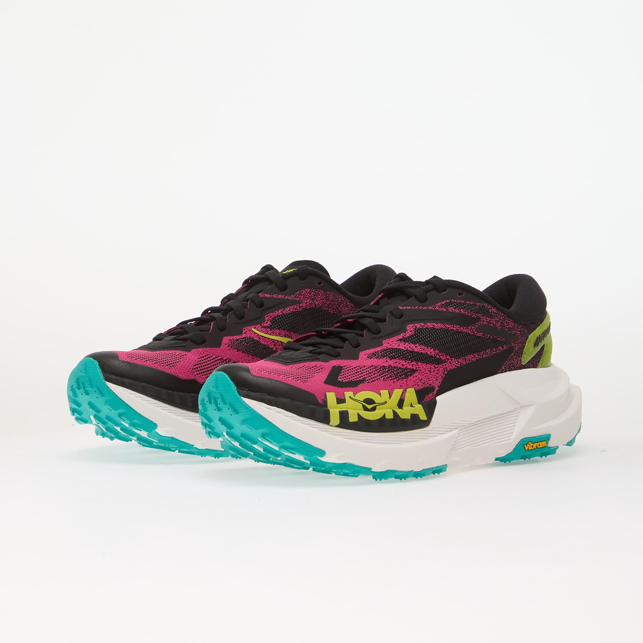 HOKA® Сникърси W Mafate X Black/ Neon Dragonfruit