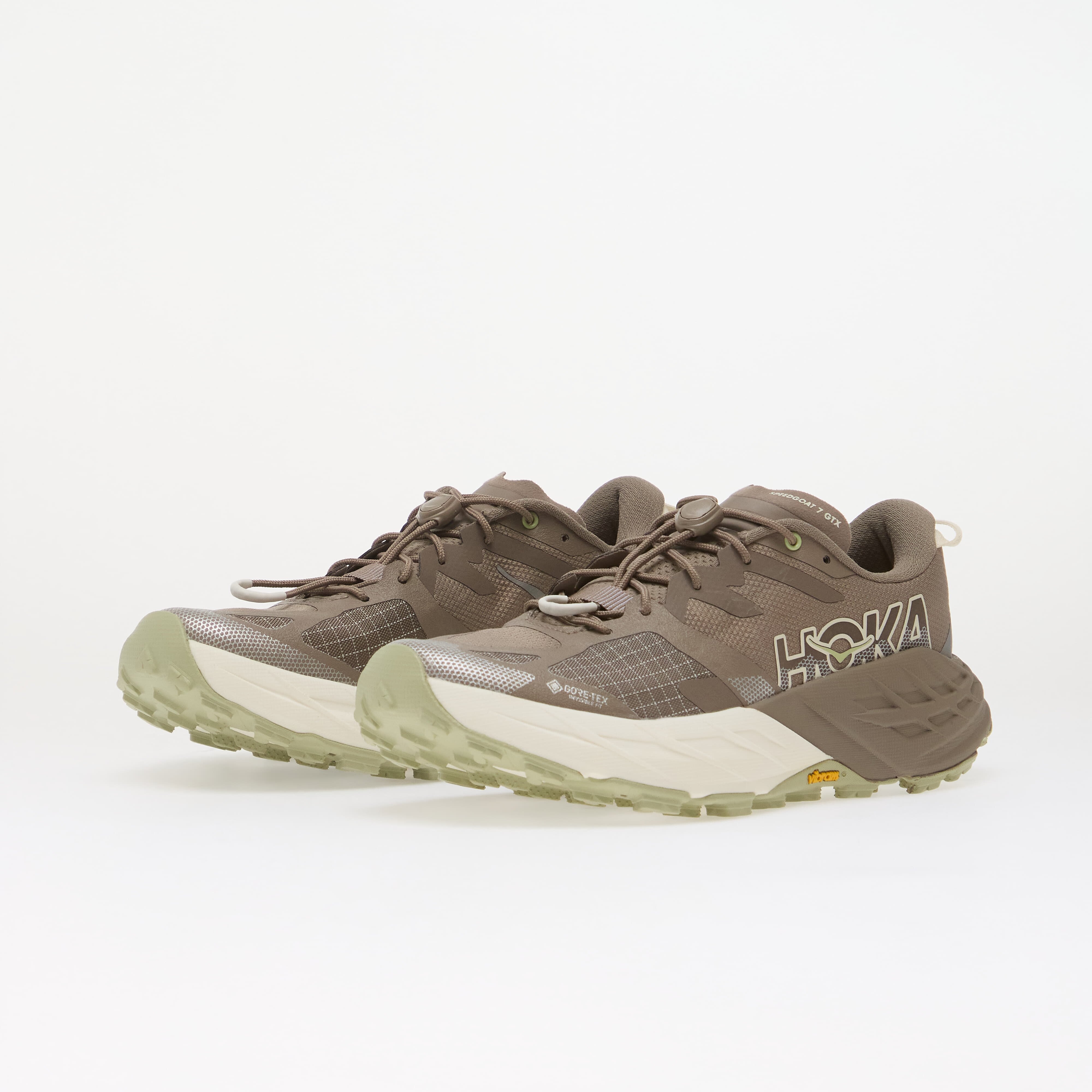 HOKA® Сникърси W Speedgoat 7 GTX Pebble Grey/ Alabaster