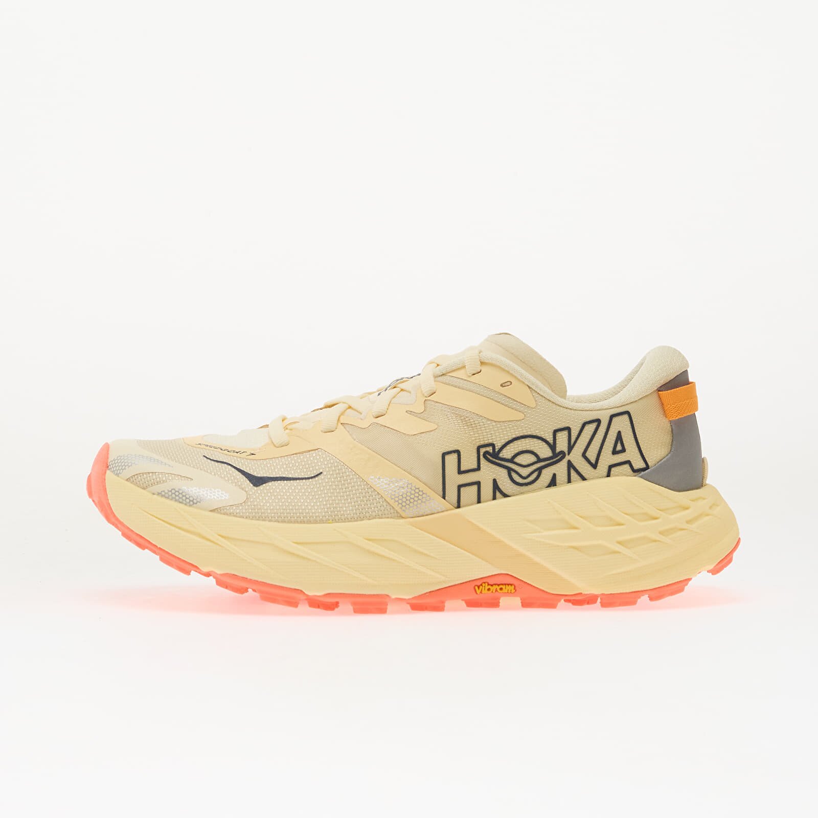 HOKA® Сникърси W Speedgoat 7 Vintage Yellow/ Neon Flame