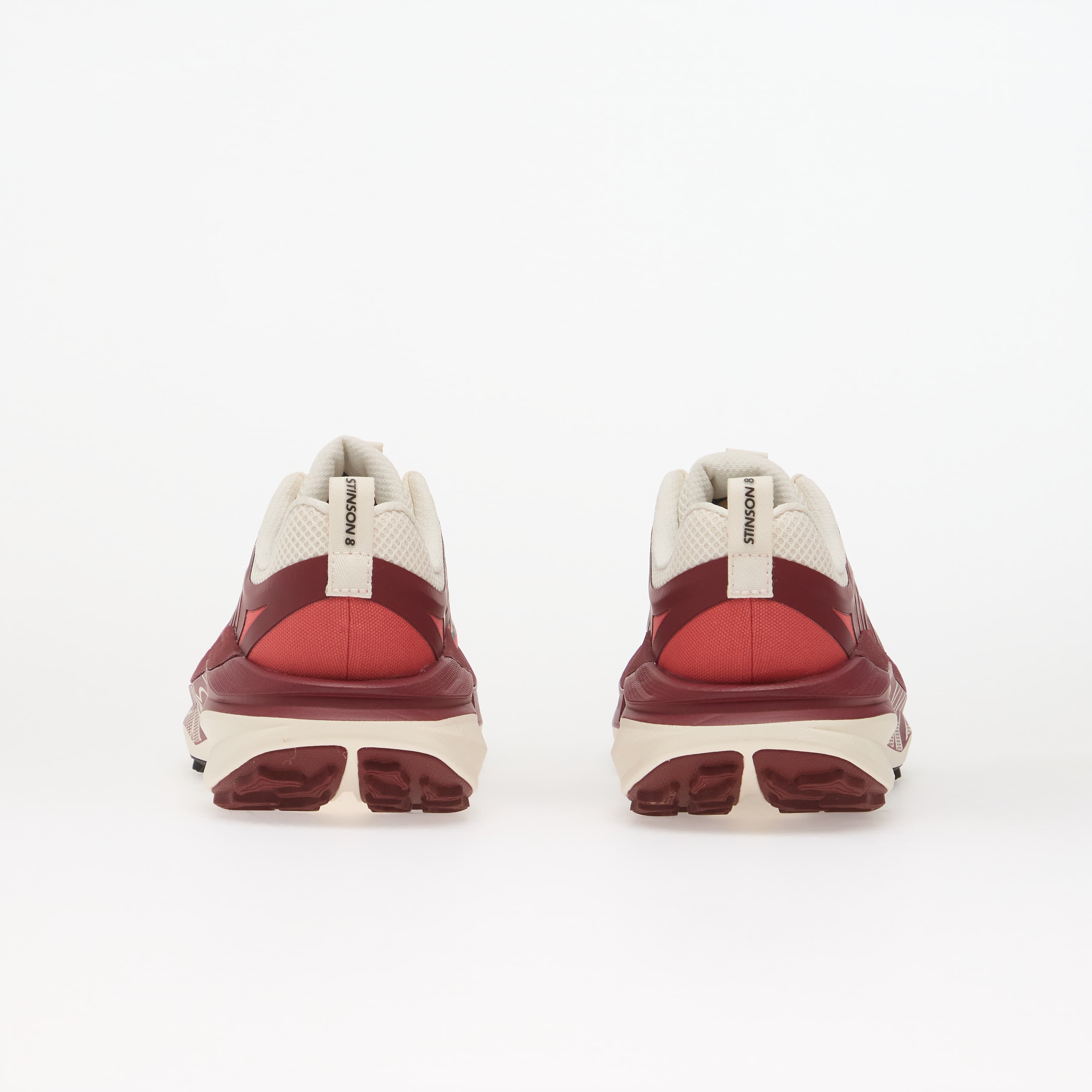 HOKA® Сникърси W Stinson 8 Alabaster/ Varsity Burgundy