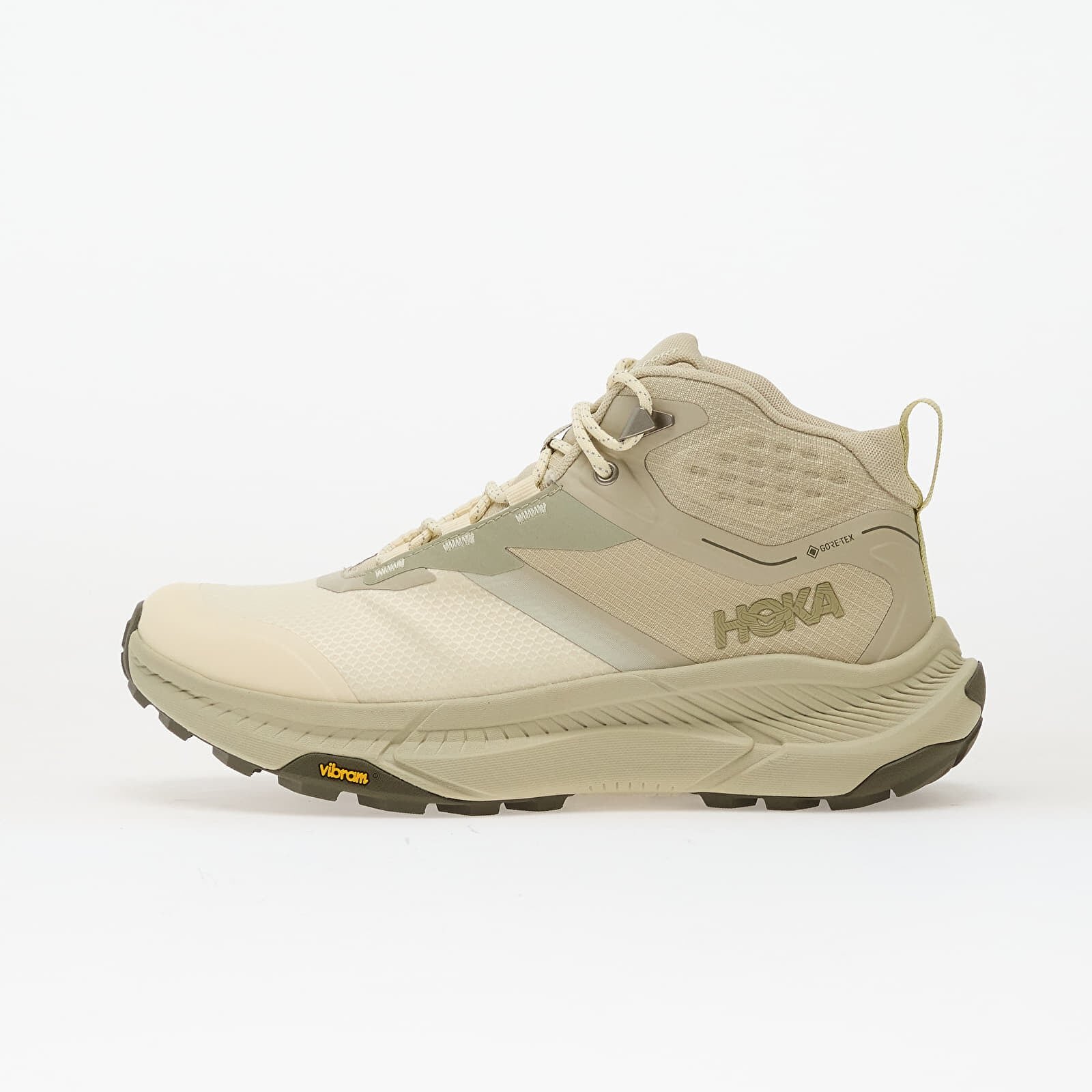 HOKA® Сникърси W Transport Hike Gtx Oyster Mushroom/ Vintage Yellow