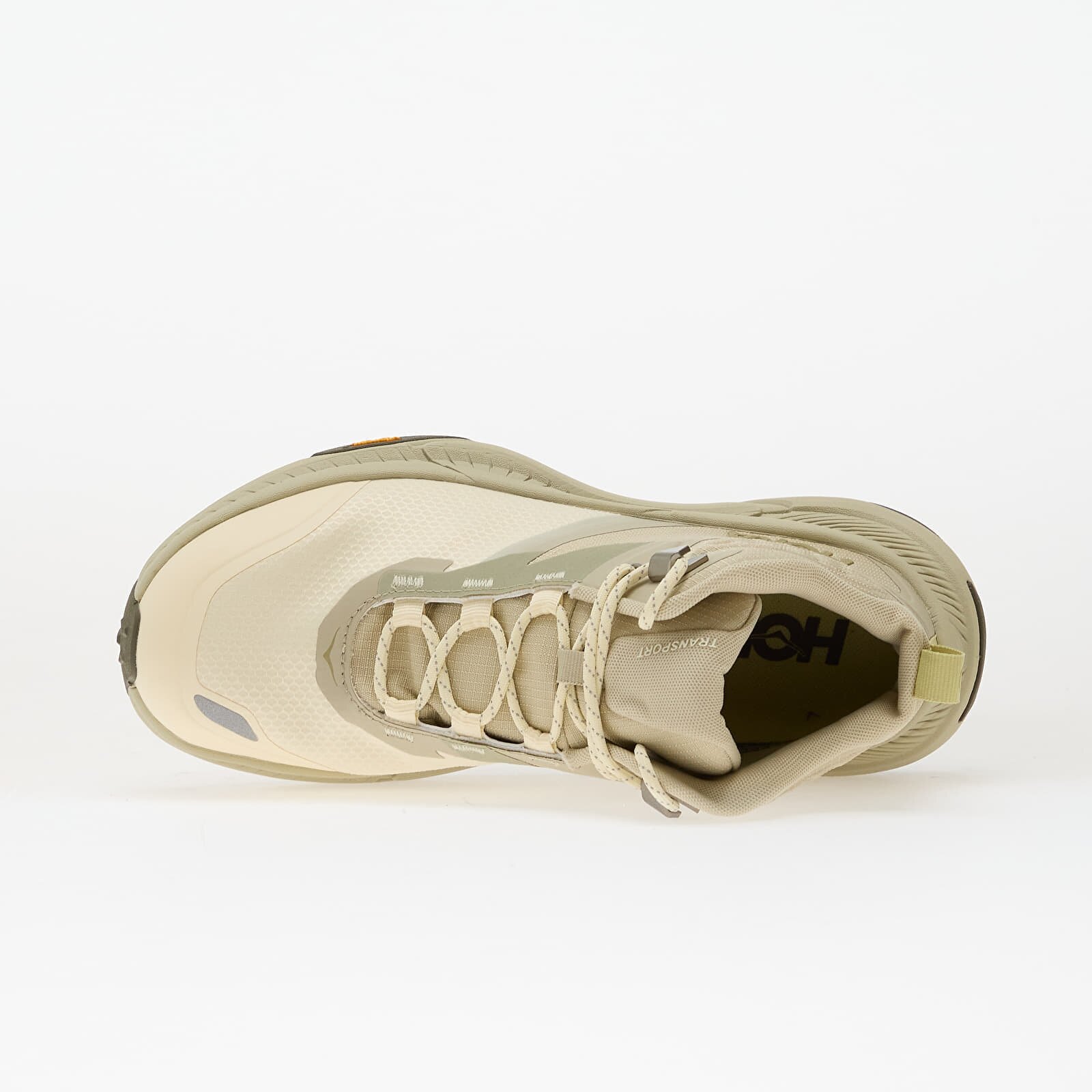 HOKA® Сникърси W Transport Hike Gtx Oyster Mushroom/ Vintage Yellow