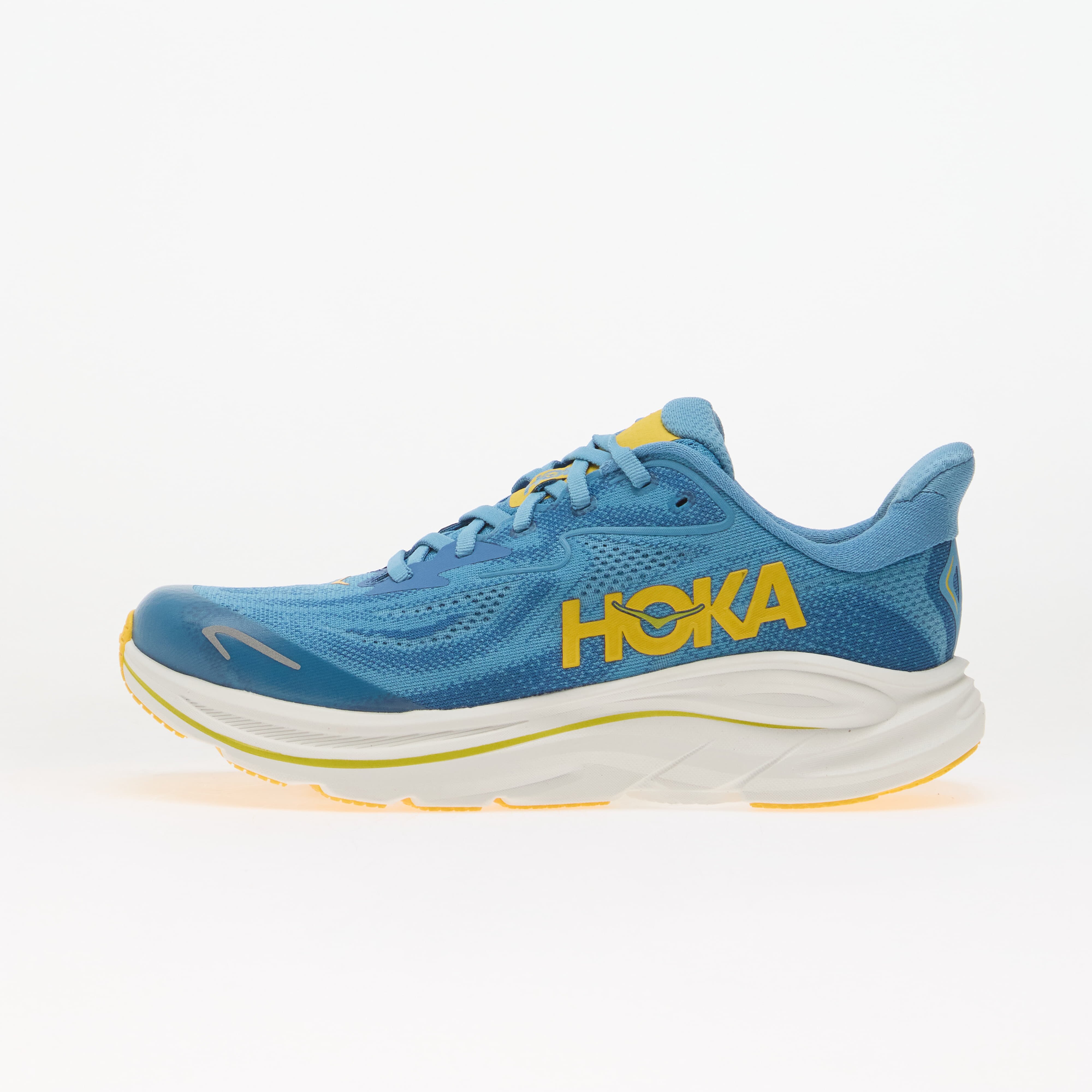 HOKA® Y Clifton 10 Big Kids Alpine Blue/ Foggy Night