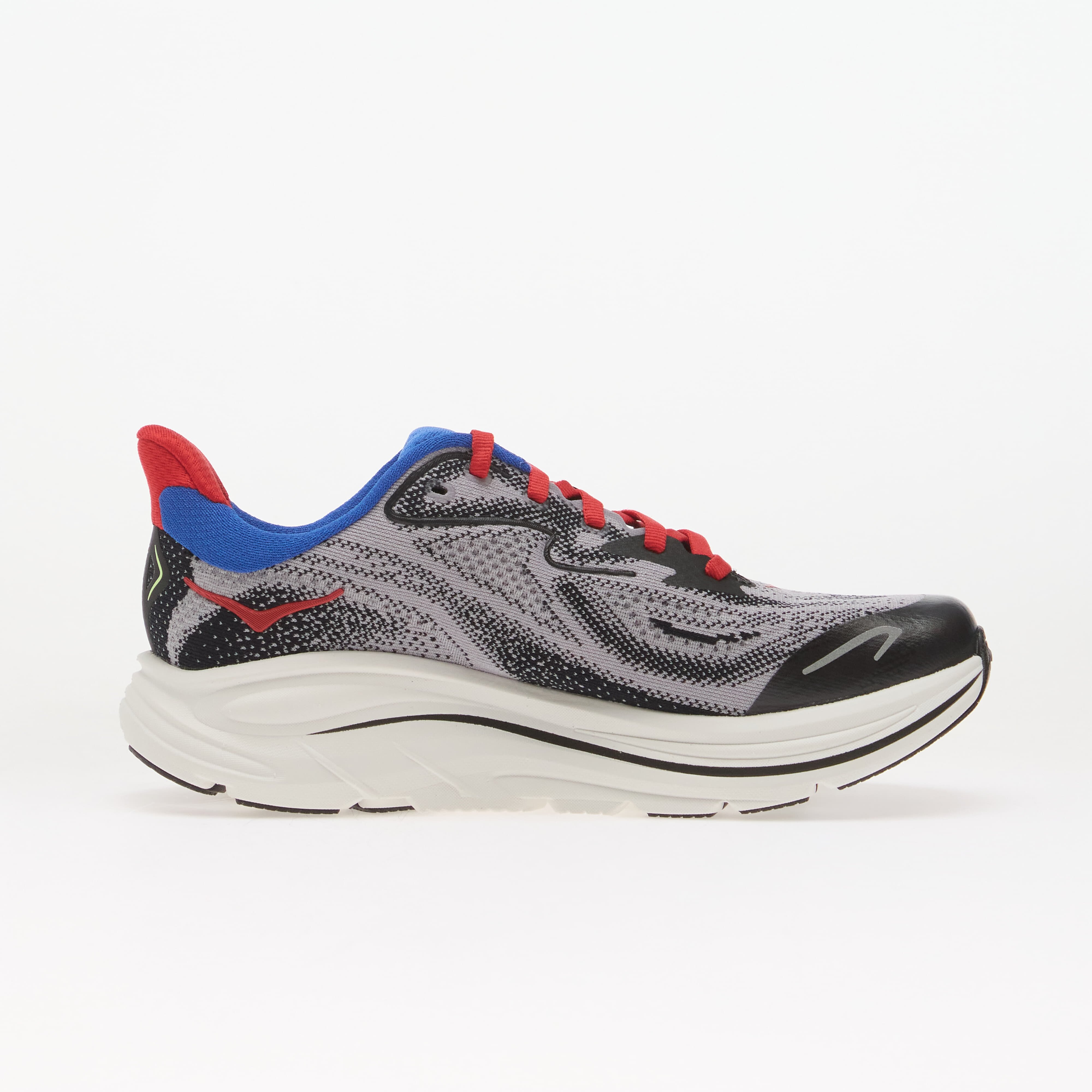 HOKA® Y Clifton 10 Big Kids Foggy Grey/ Black