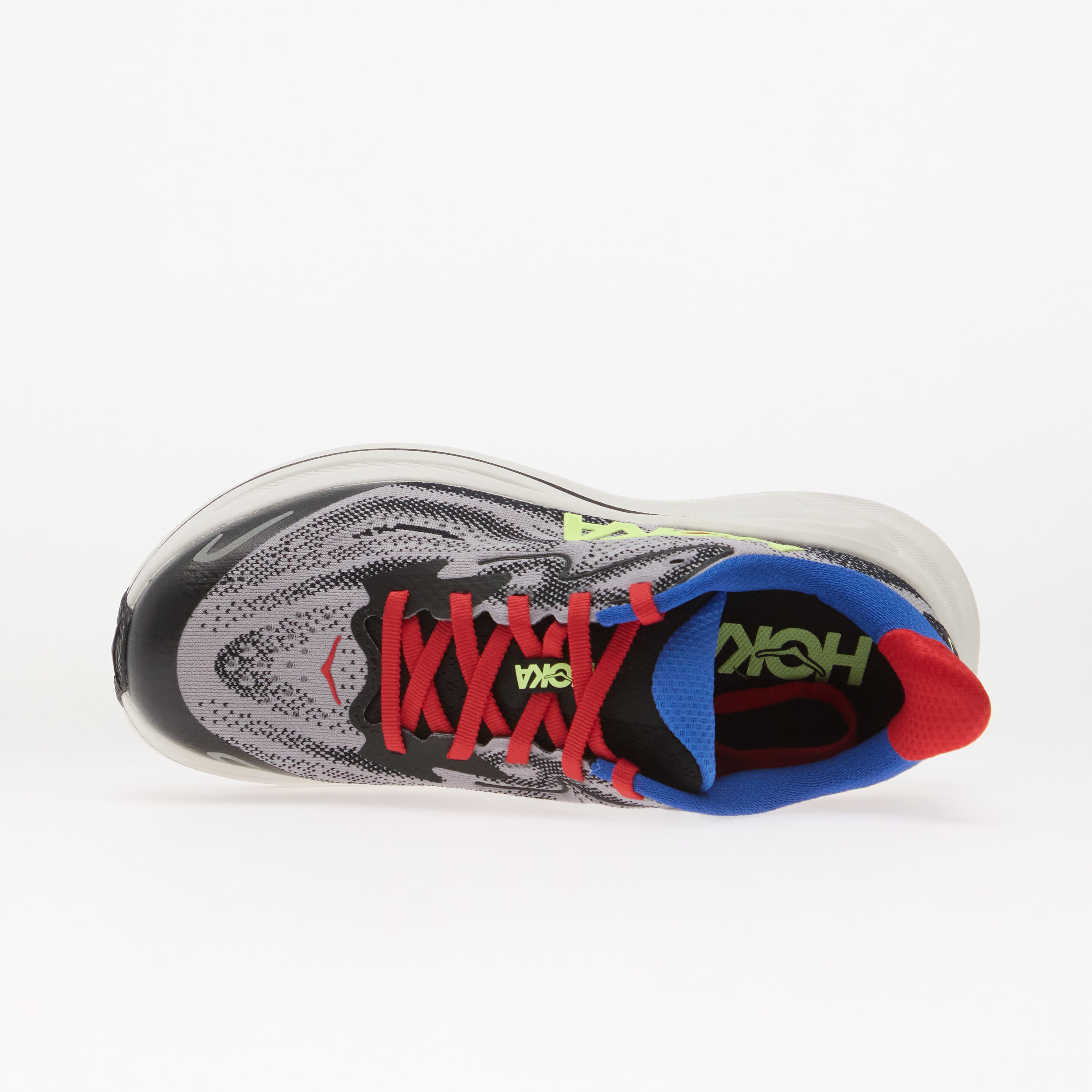 HOKA® Y Clifton 10 Big Kids Foggy Grey/ Black
