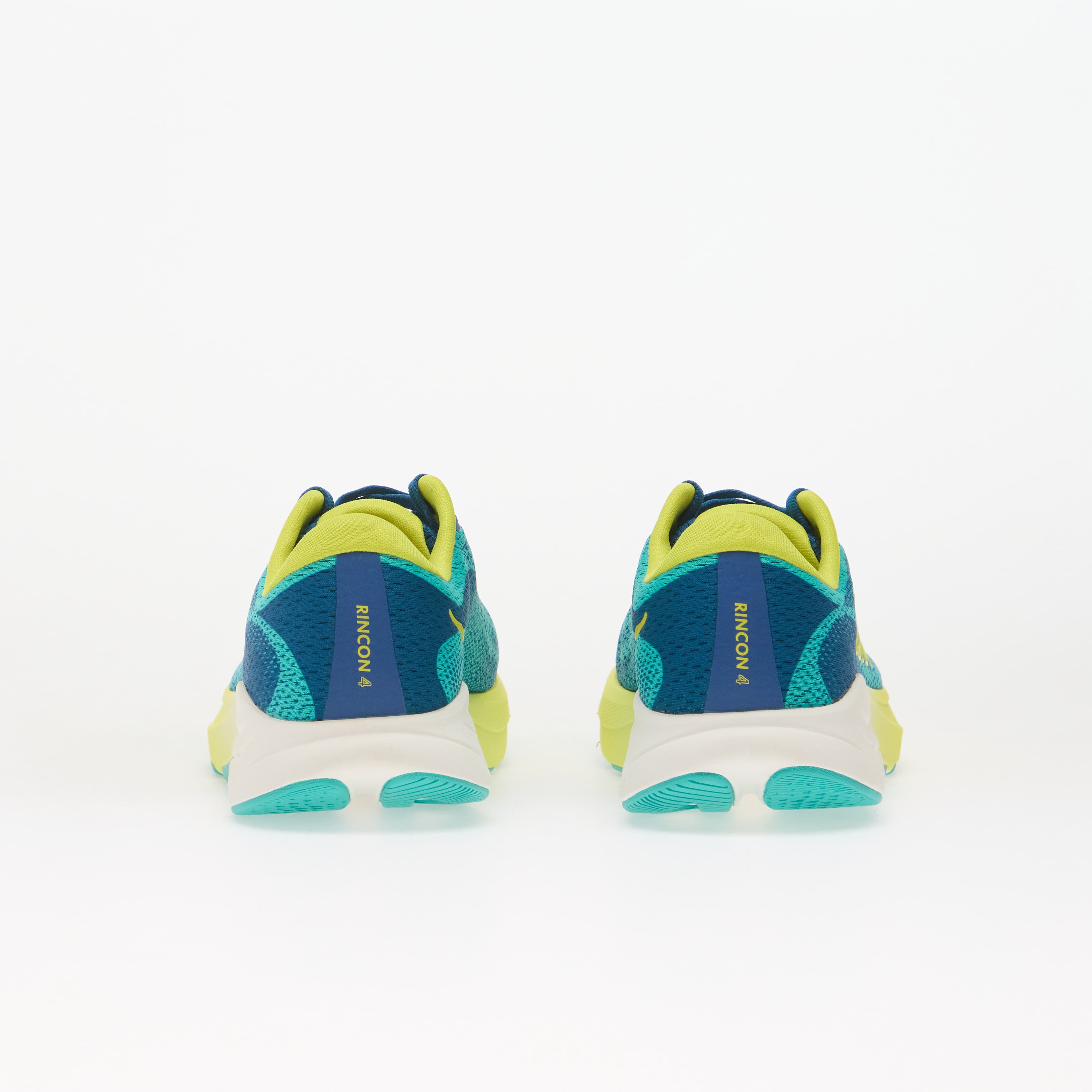 HOKA® Y Rincon 4 Big Kids Electric Aqua/ Neon Hoka Citrus