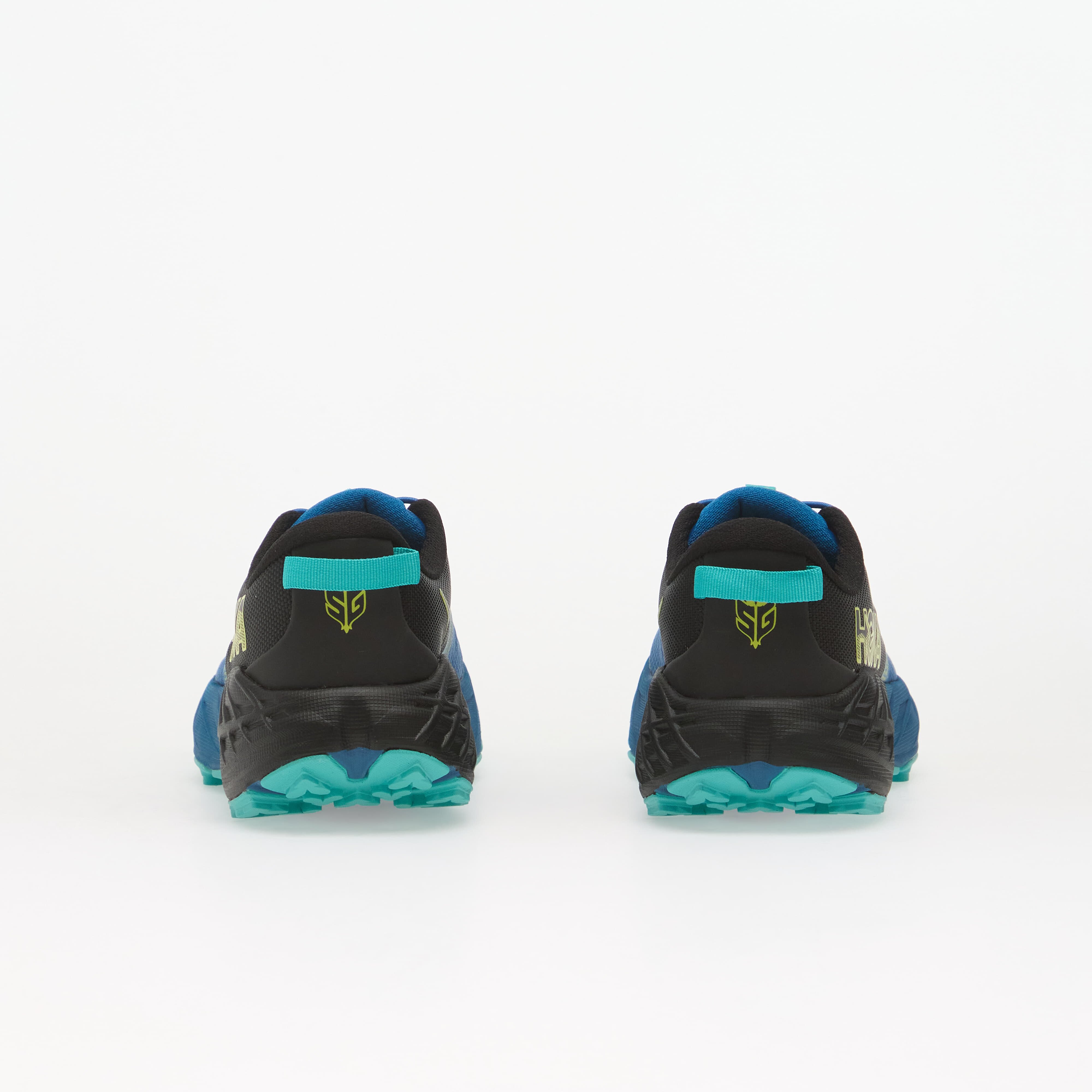HOKA® Y Speedgoat 7 Big Kids Black/ Night Glow Blue