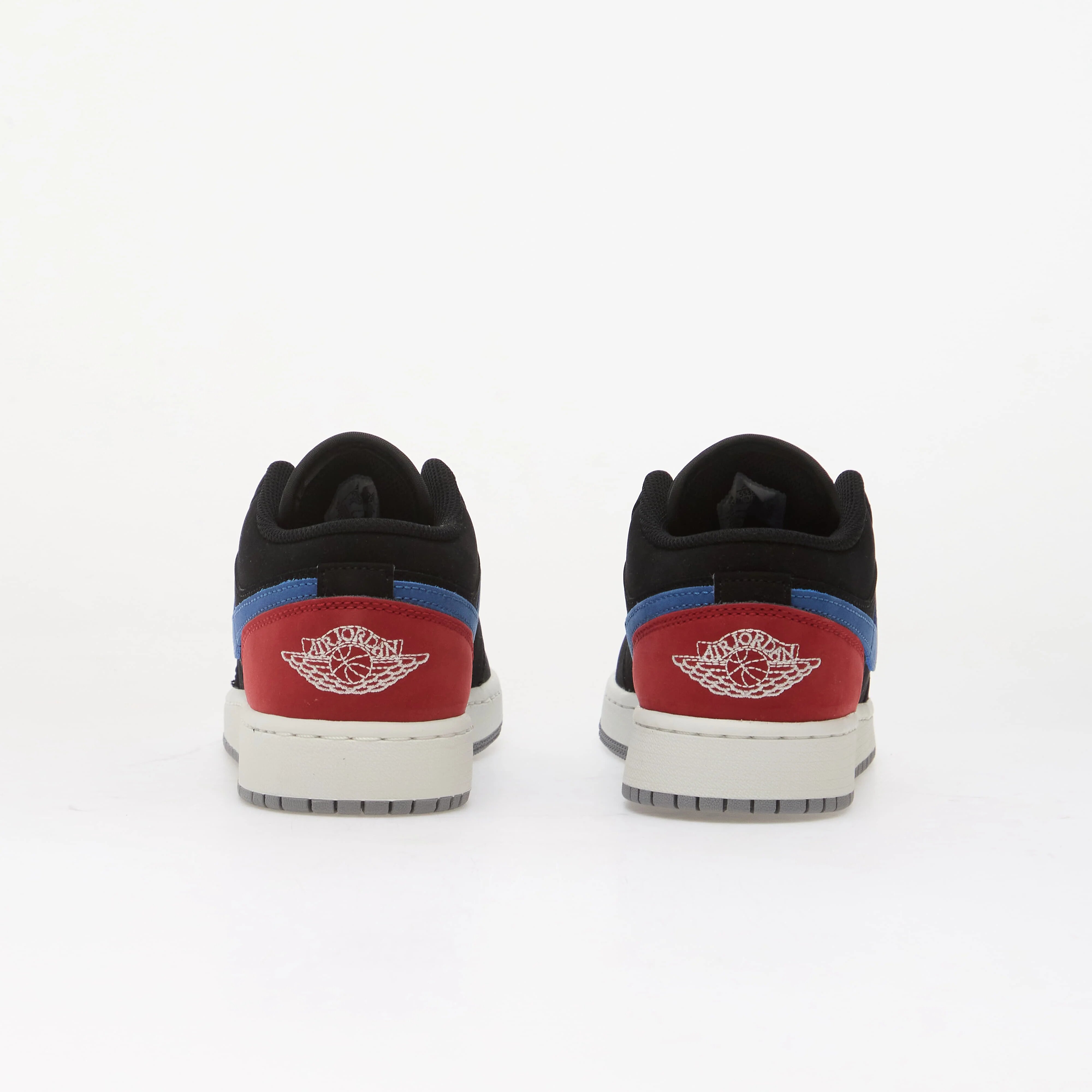 Jordan Air 1 Low Kids Black/ Summit White-True Blue-Varsity Red