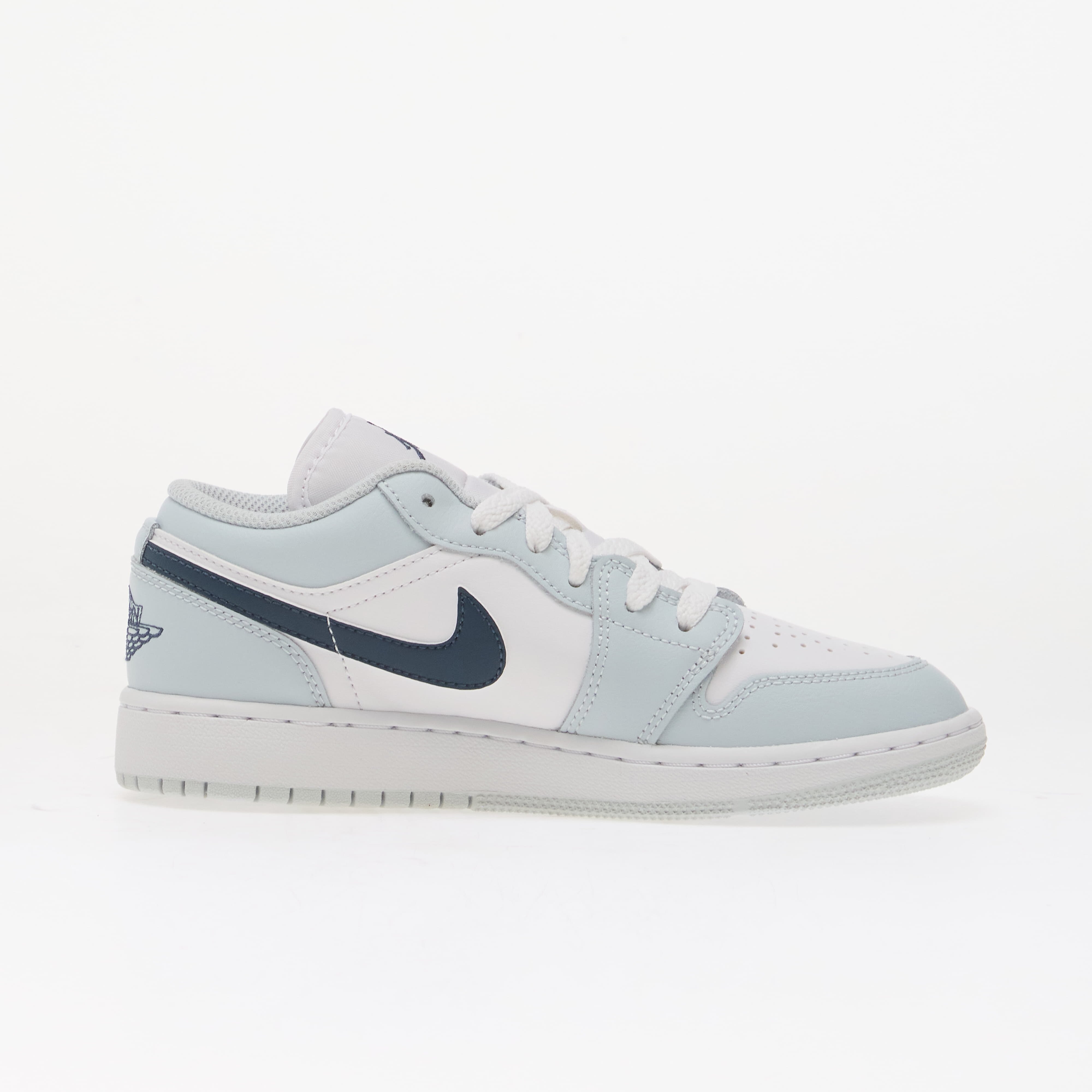 Jordan Air 1 Low Kids White/ Squadron Blue-Aura