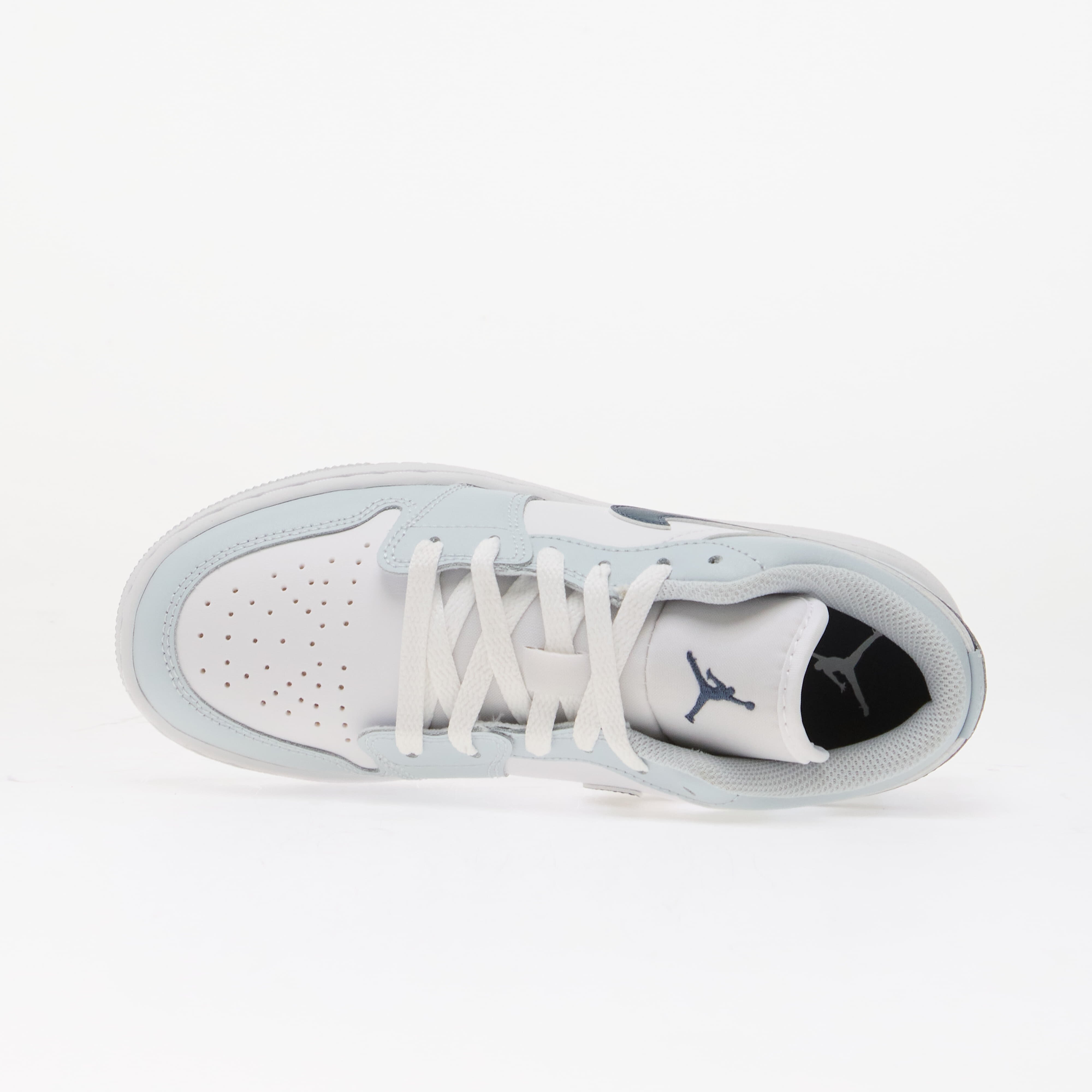 Jordan Air 1 Low Kids White/ Squadron Blue-Aura