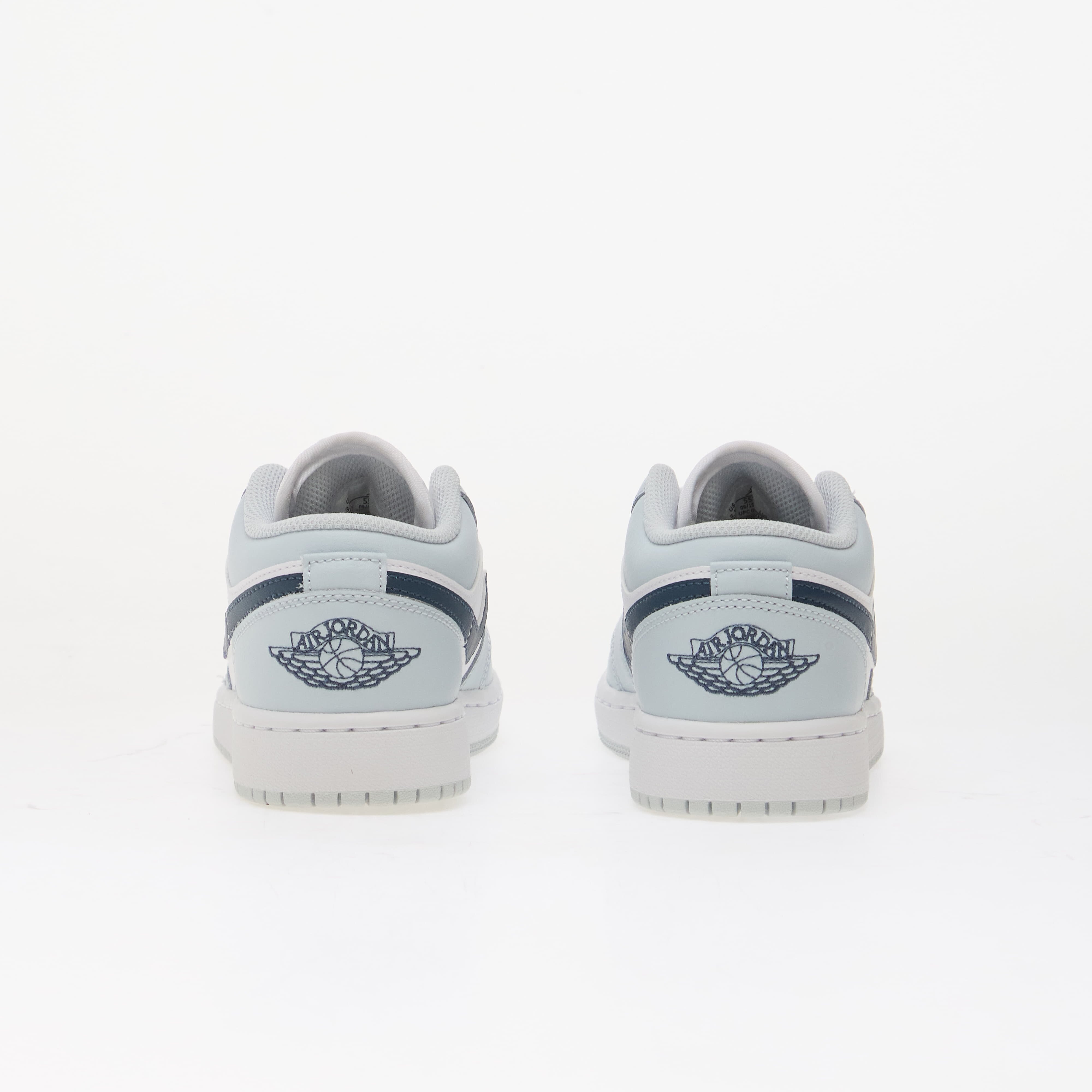 Jordan Air 1 Low Kids White/ Squadron Blue-Aura