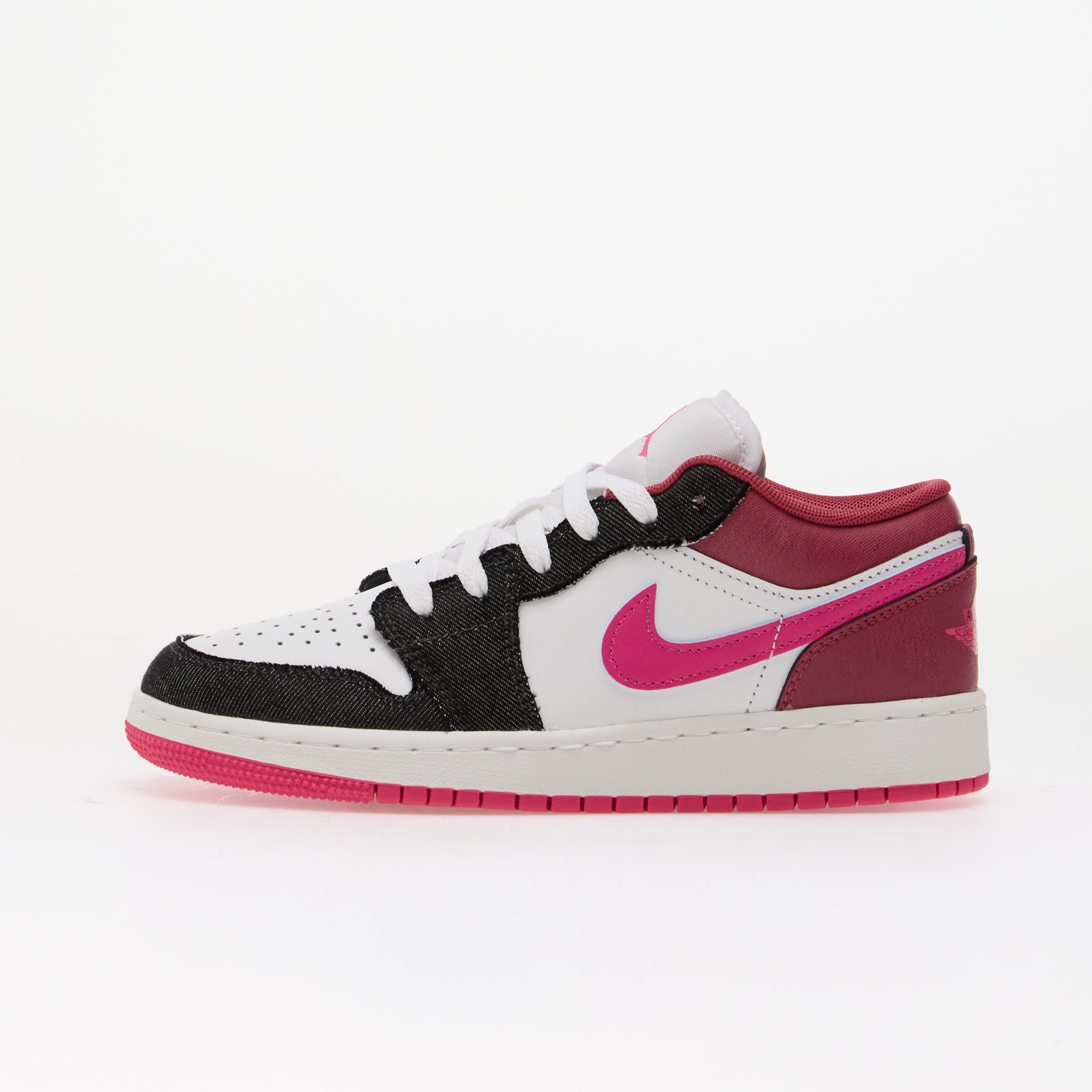 Jordan Air 1 Low SE Kids Off Noir/ Desert Pink-White-Desert Pink