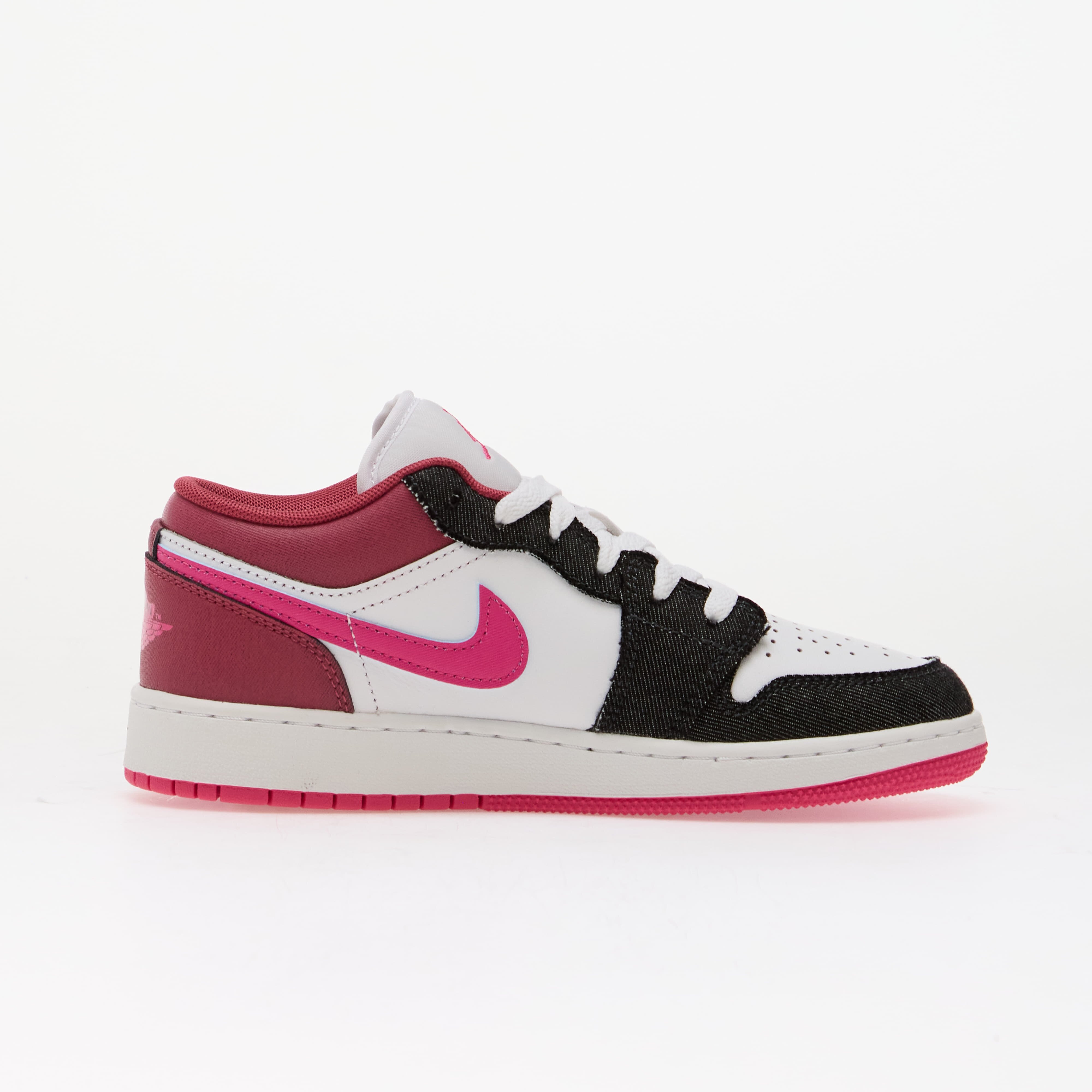 Jordan Air 1 Low SE Kids Off Noir/ Desert Pink-White-Desert Pink