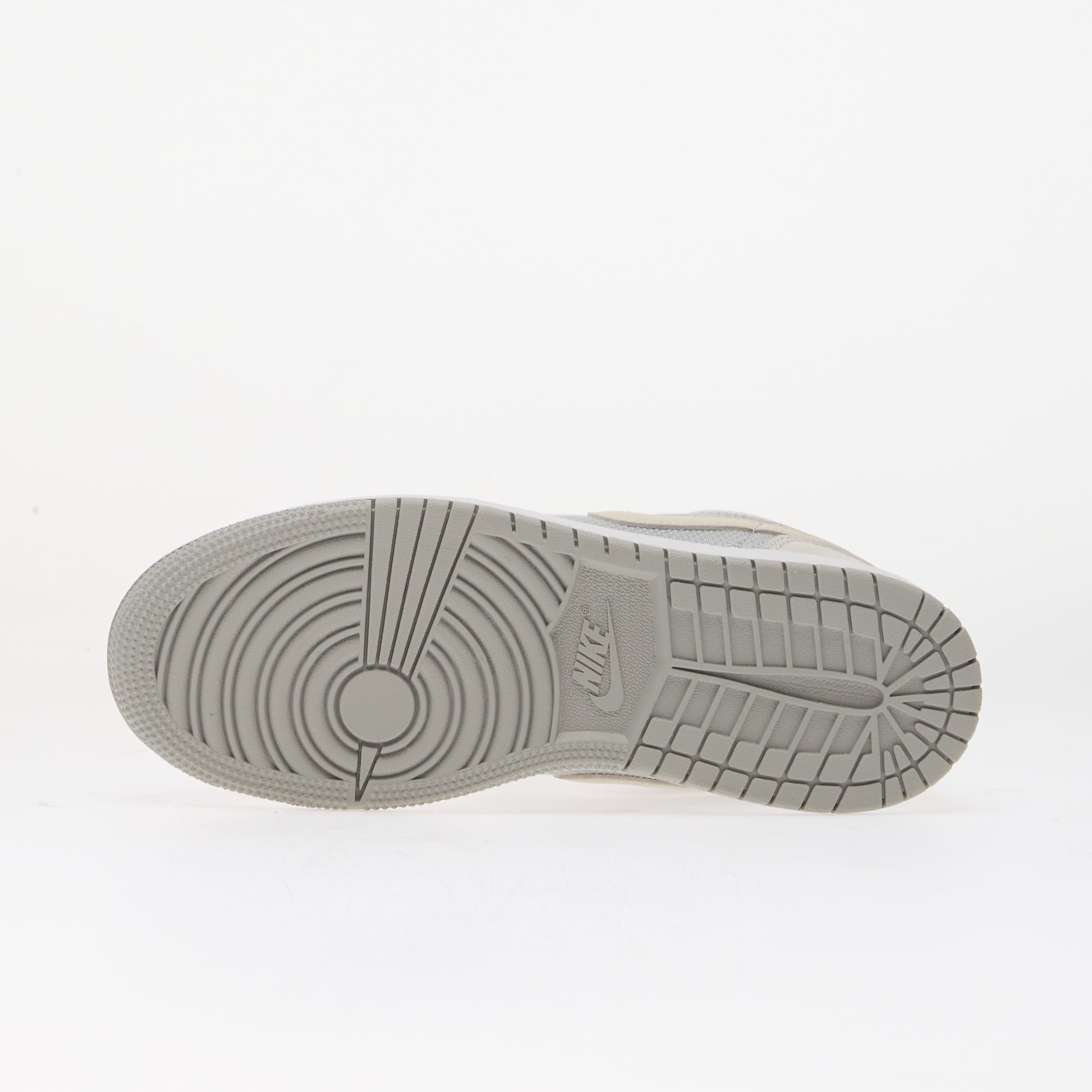 Jordan Air 1 Low SE Kids Off White/ Lt Smoke Grey-Soft Pearl