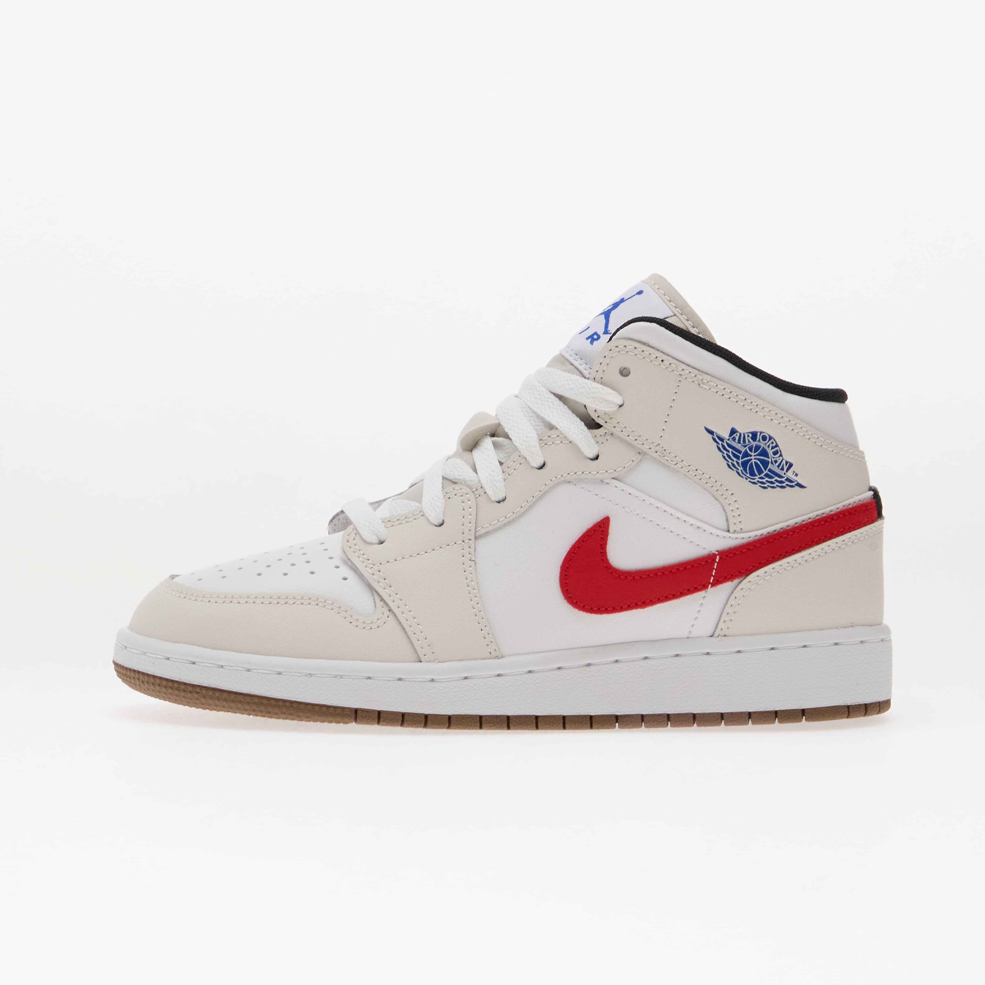 Jordan Air 1 Mid Kids Phantom/ Game Royal-White-Sail