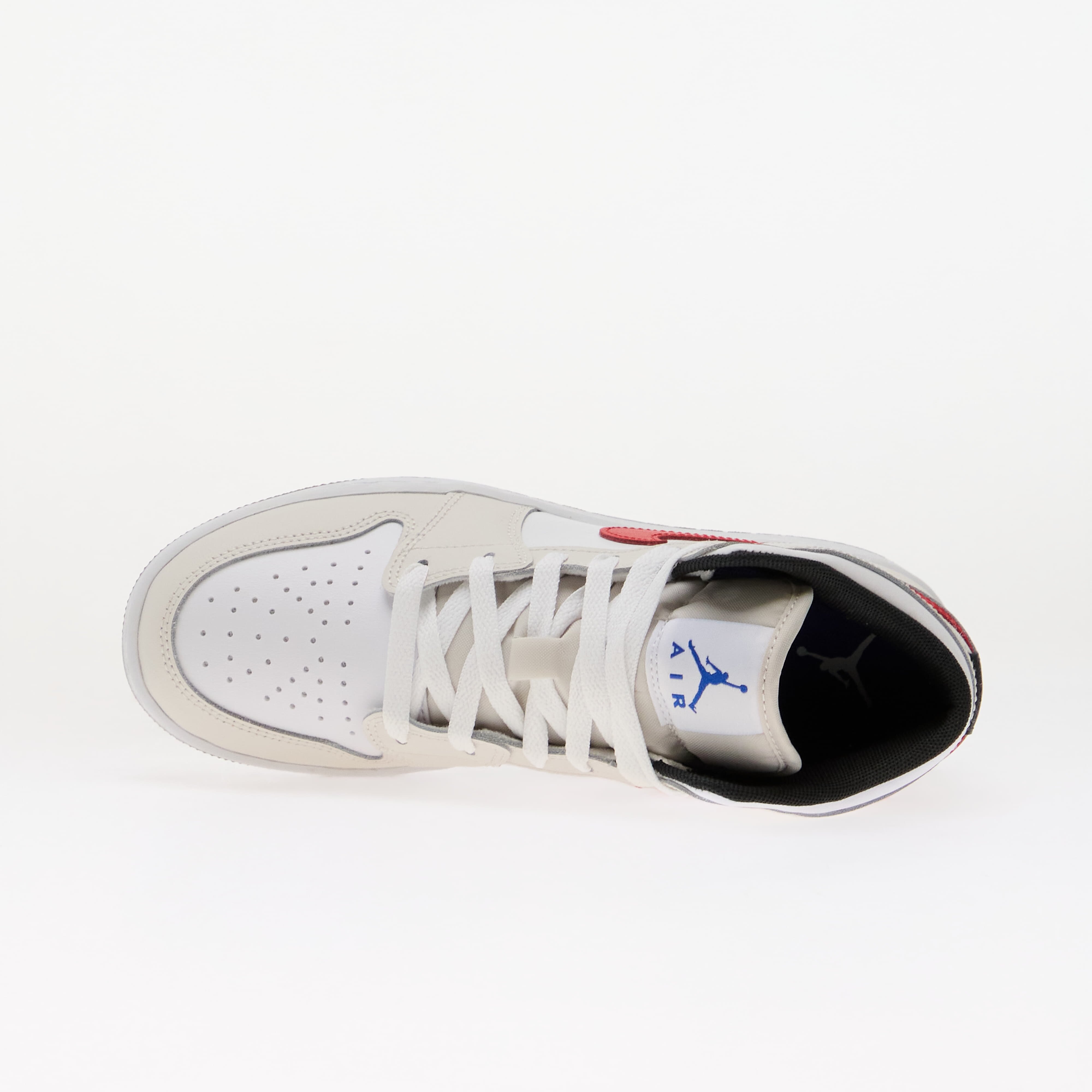 Jordan Air 1 Mid Kids Phantom/ Game Royal-White-Sail