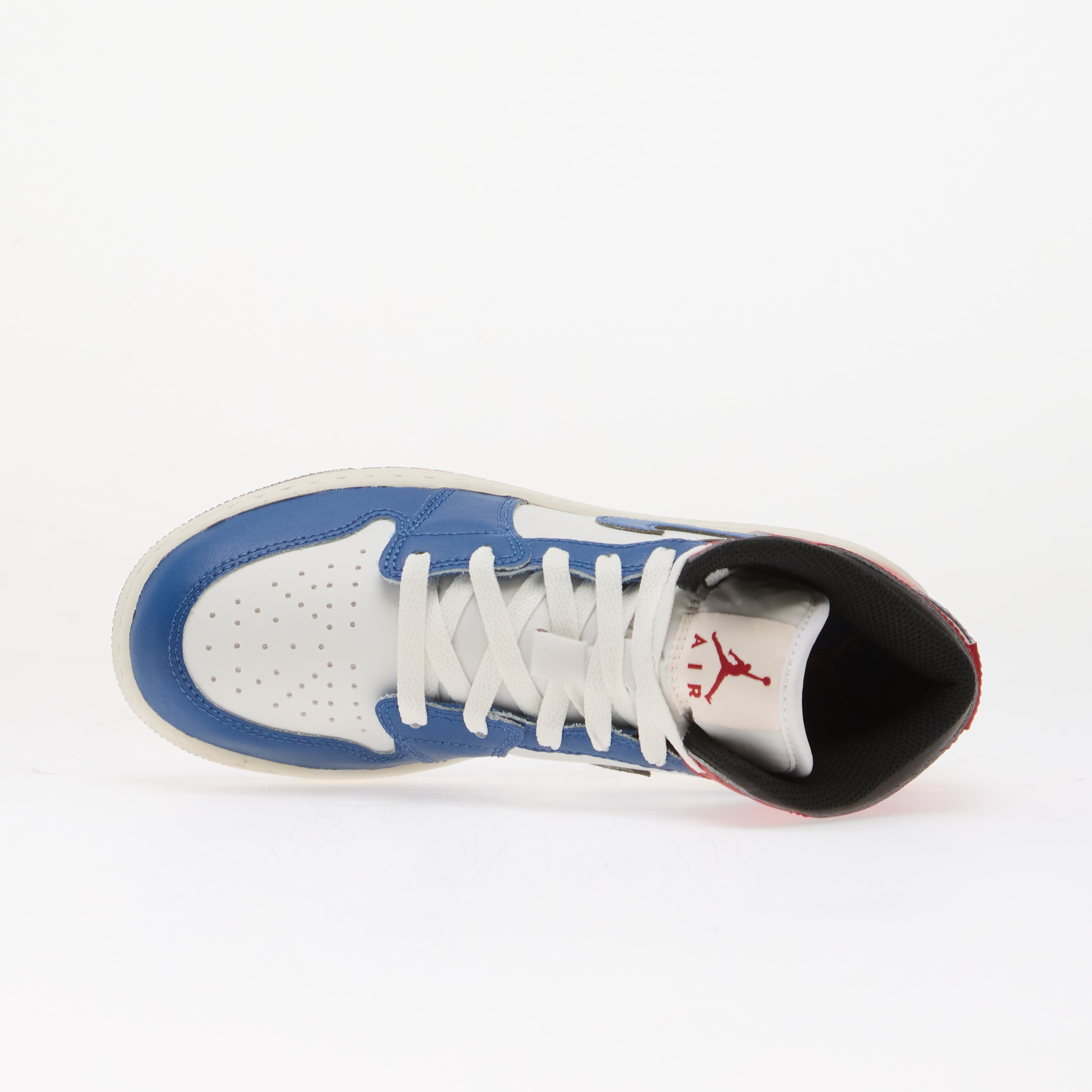 Jordan Air 1 Mid Kids True Blue/ Summit White-Varsity Red-Black