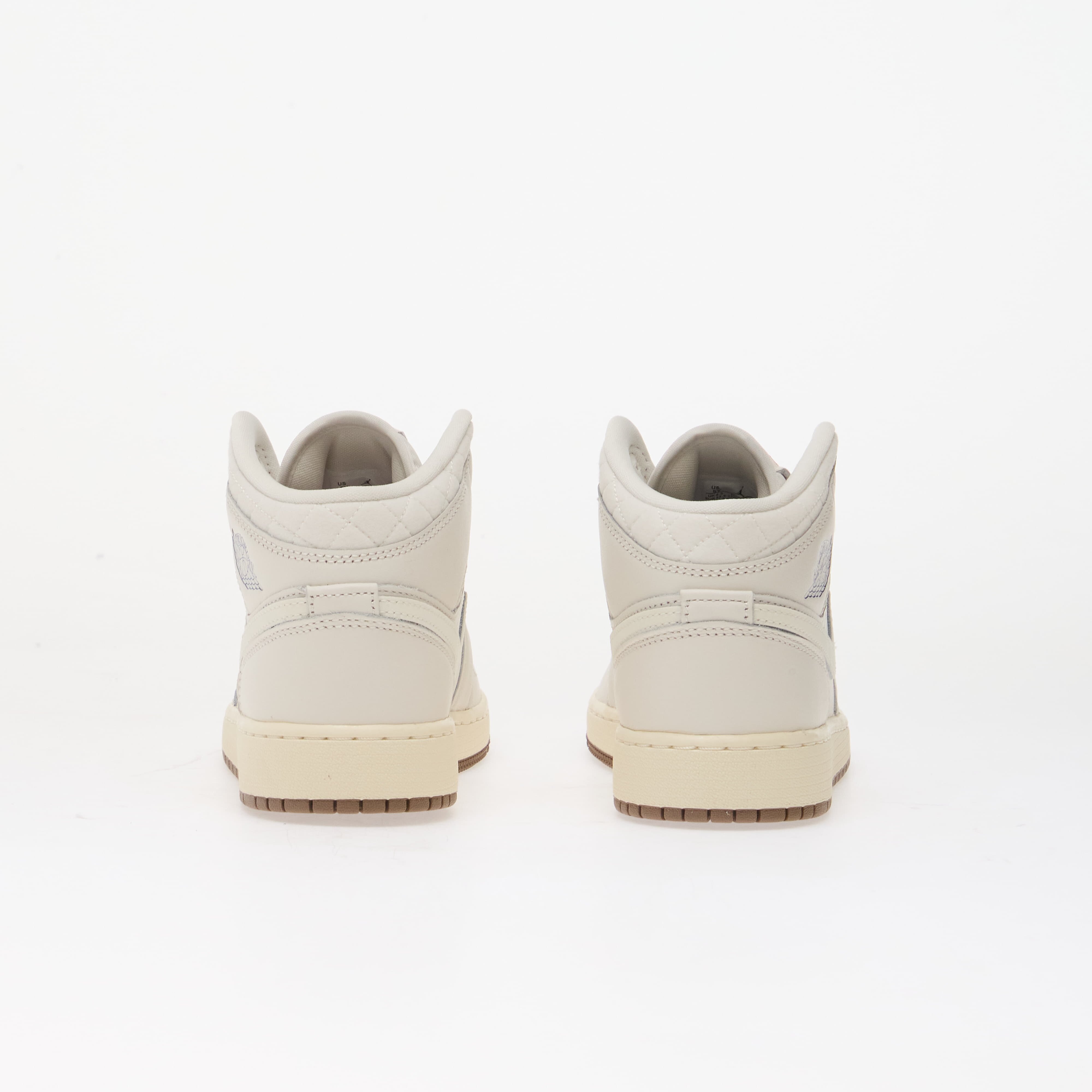 Jordan Air 1 Mid SE Kids Phantom/ Sail-Gum Dark Brown-Infrared 23