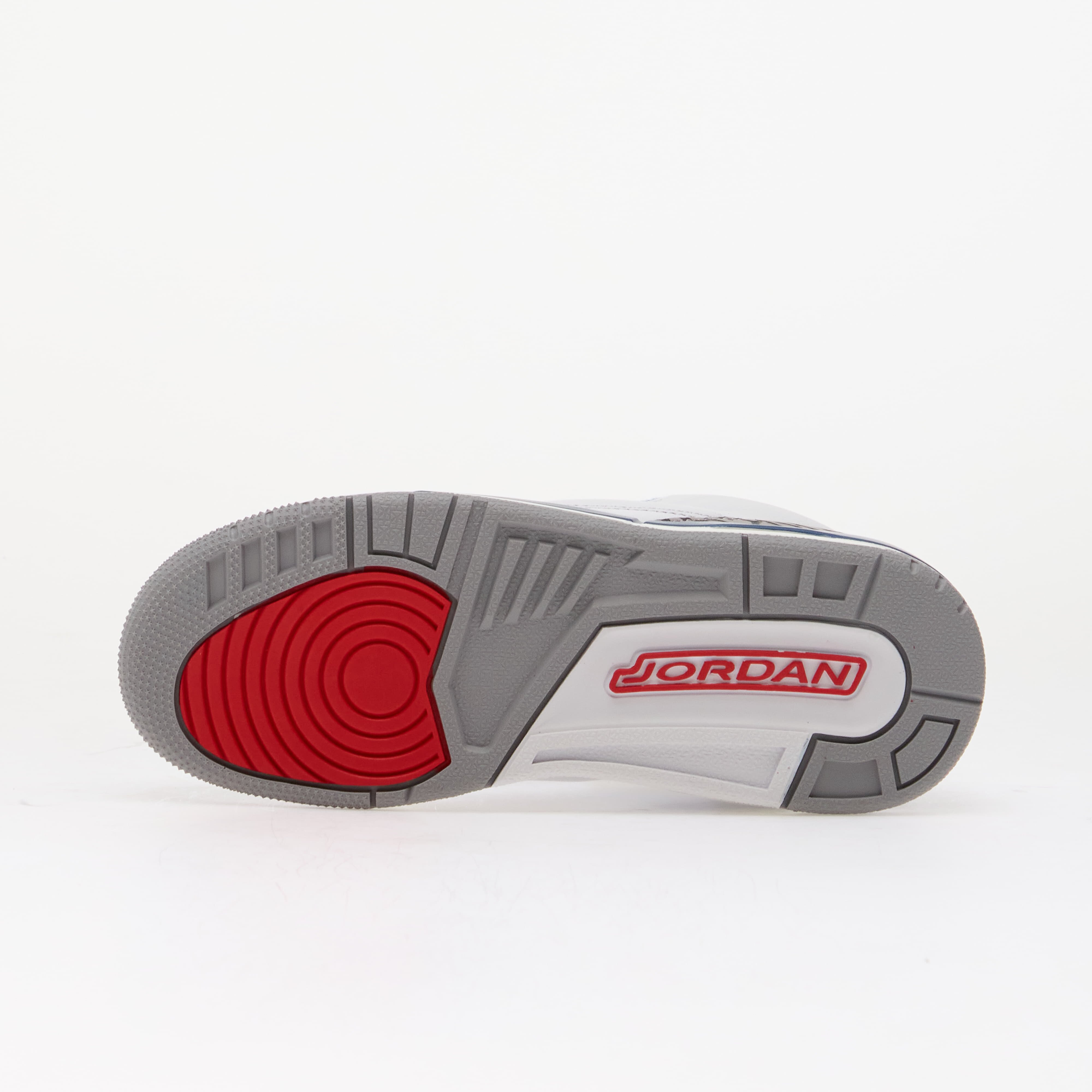 Jordan Air 3 Retro Kids "True Blue" White/ Fire Red-True Blue