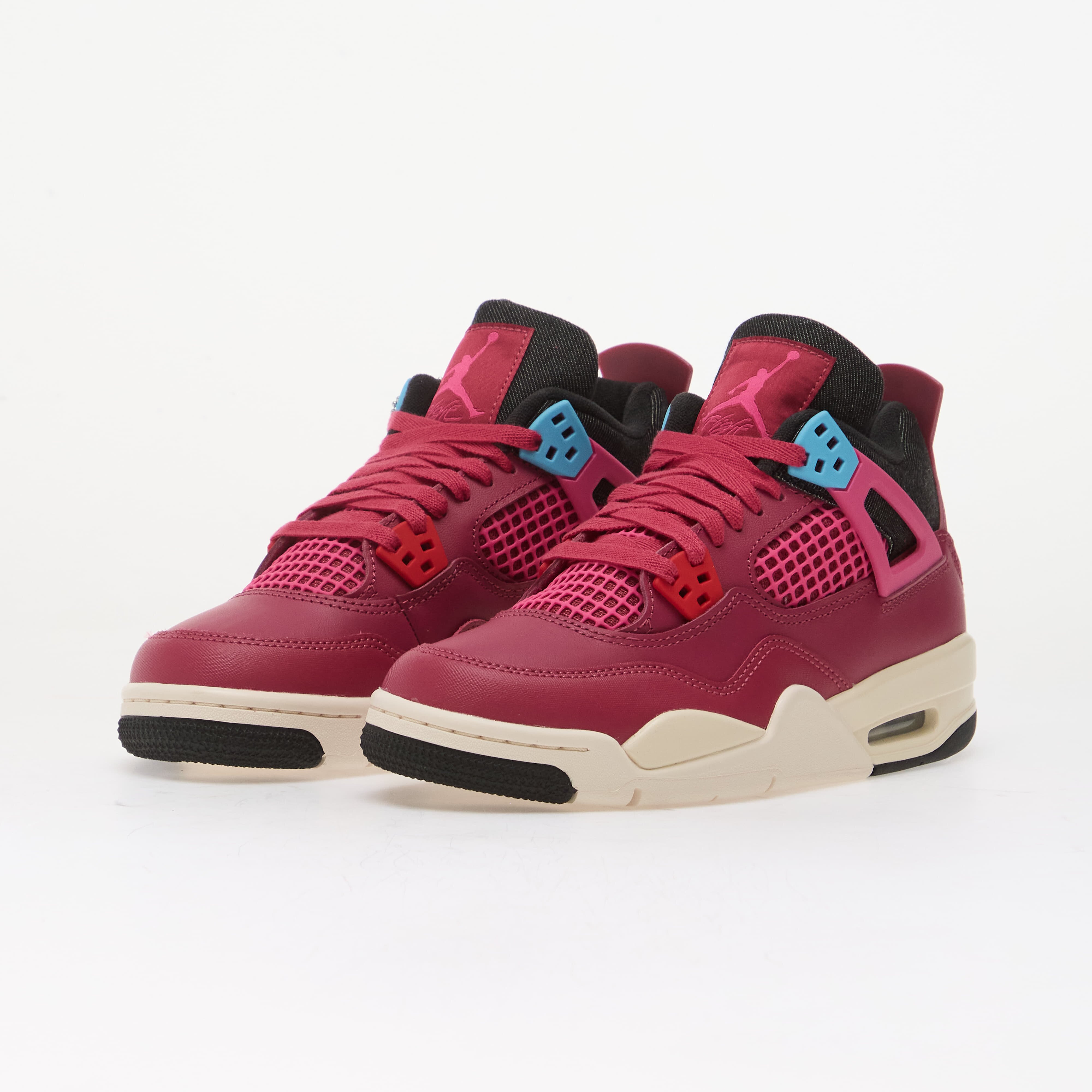 Jordan Air 4 Retro Kids "She's A Star" Sweet Beet/ Desert Pink-Off Noir-Chalk