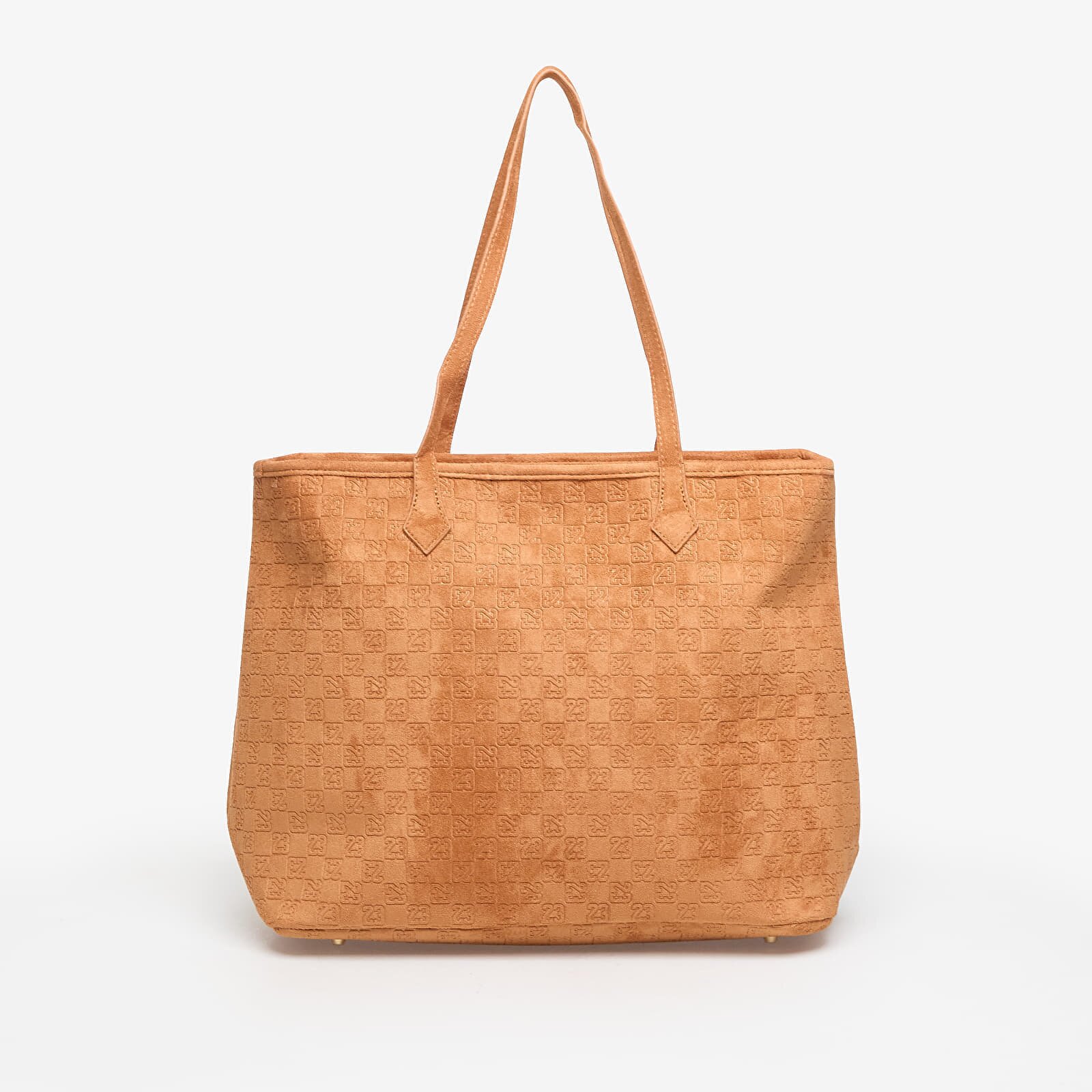 Jordan Чанта Jam Suede Monogram Tote Cognac