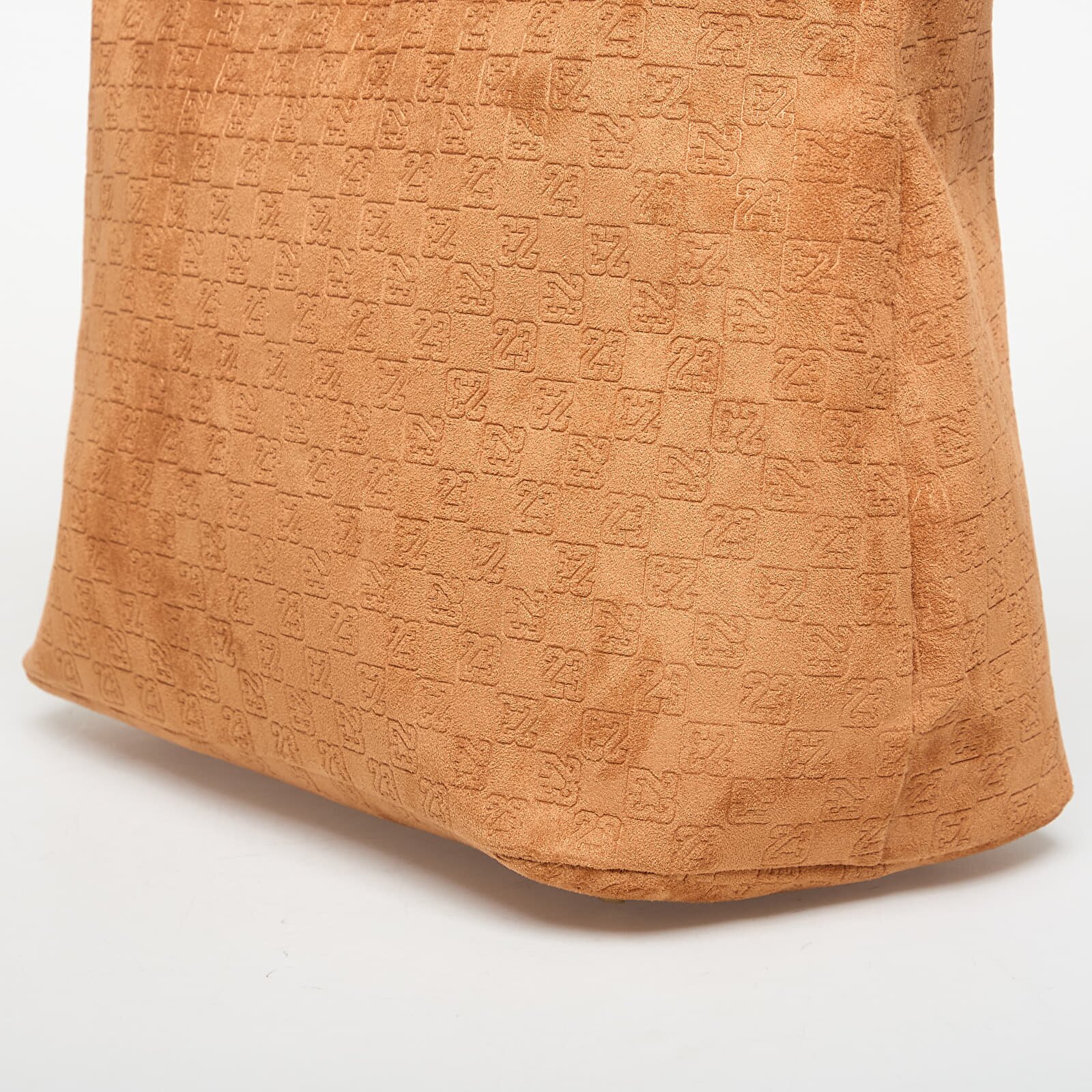 Jordan Чанта Jam Suede Monogram Tote Cognac